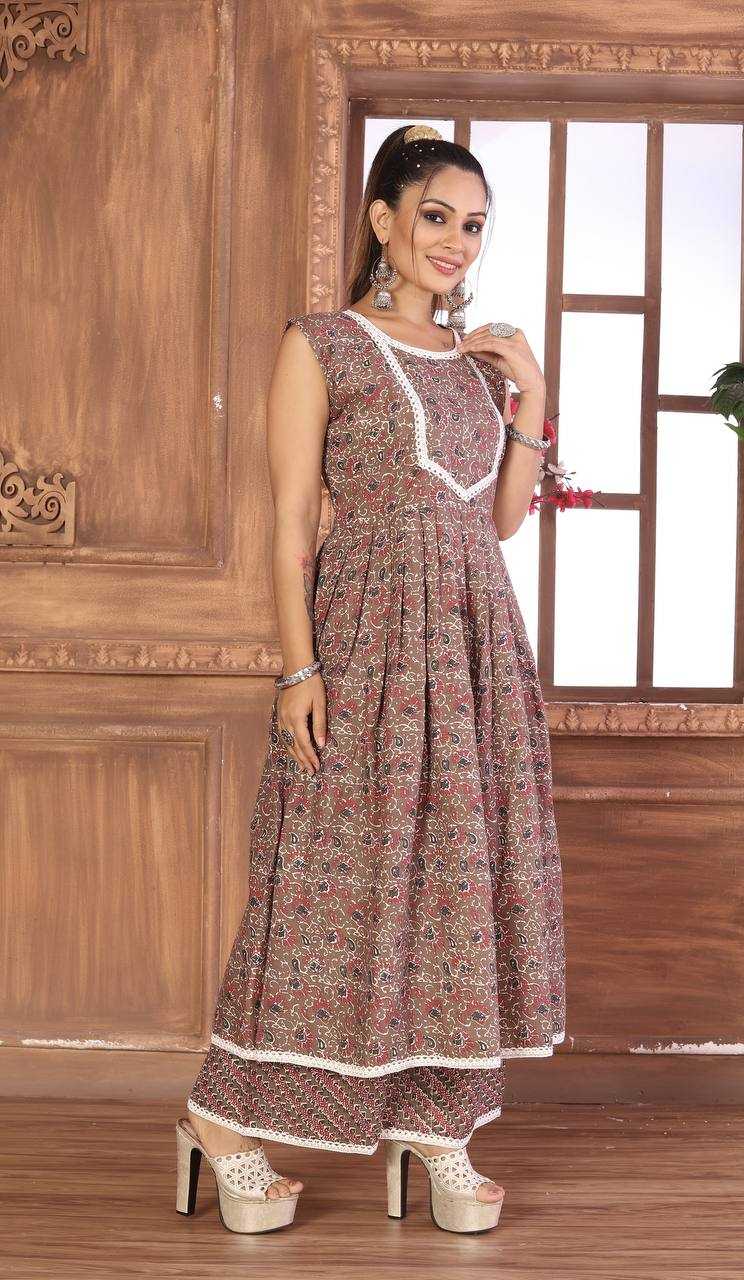 YNF COTTON KESH399 4003 KURTI WHOLESALE FANCY ANARKALI  LONG SUITS  MANUFACTURER