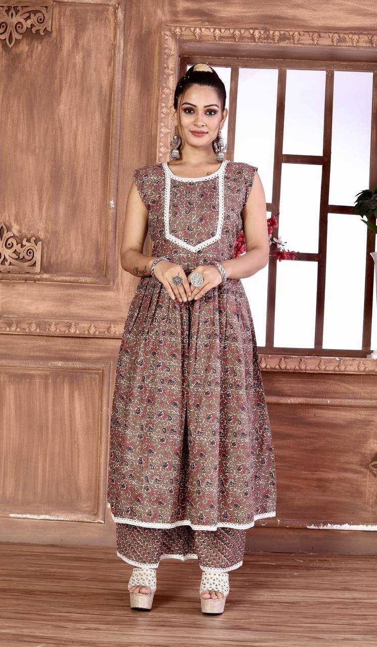 YNF COTTON KESH399 4003 KURTI WHOLESALE FANCY ANARKALI  LONG SUITS  MANUFACTURER