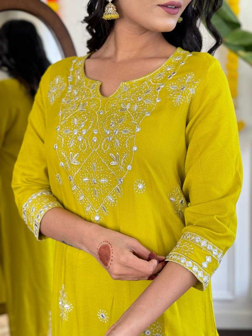 YNF COTTON KESH409 013 SUIT WHOLESALE EMBROIDERY DESIGNER COTTON SUIT MANUFACTURER