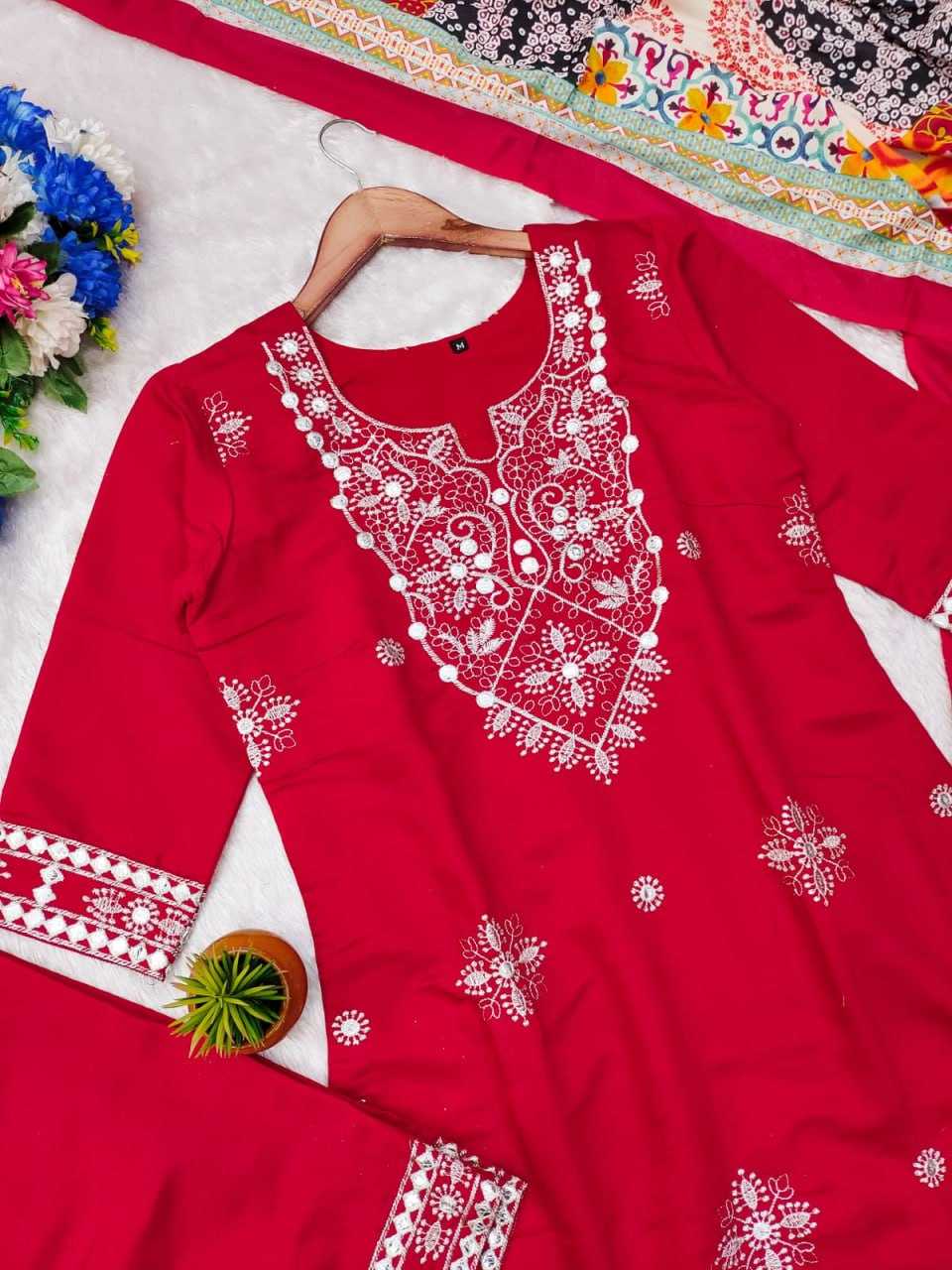 YNF COTTON KESH409 013 SUIT WHOLESALE EMBROIDERY DESIGNER COTTON SUIT MANUFACTURER