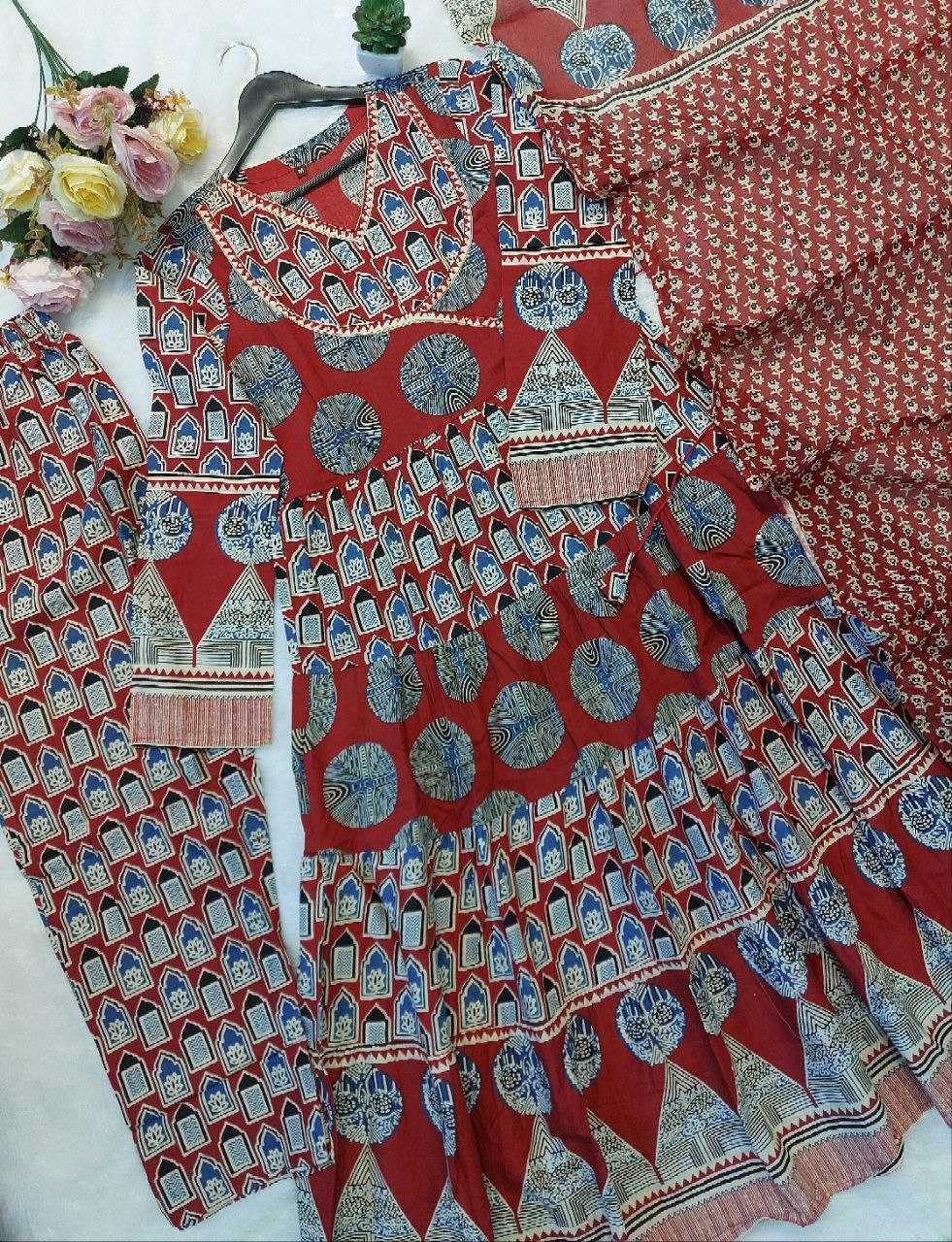 YNF COTTON RIN201 RRD53 SUITS & DRESSES WHOLESALE PRINTED LADIES ANARKALI  SUITS  MANUFACTURER