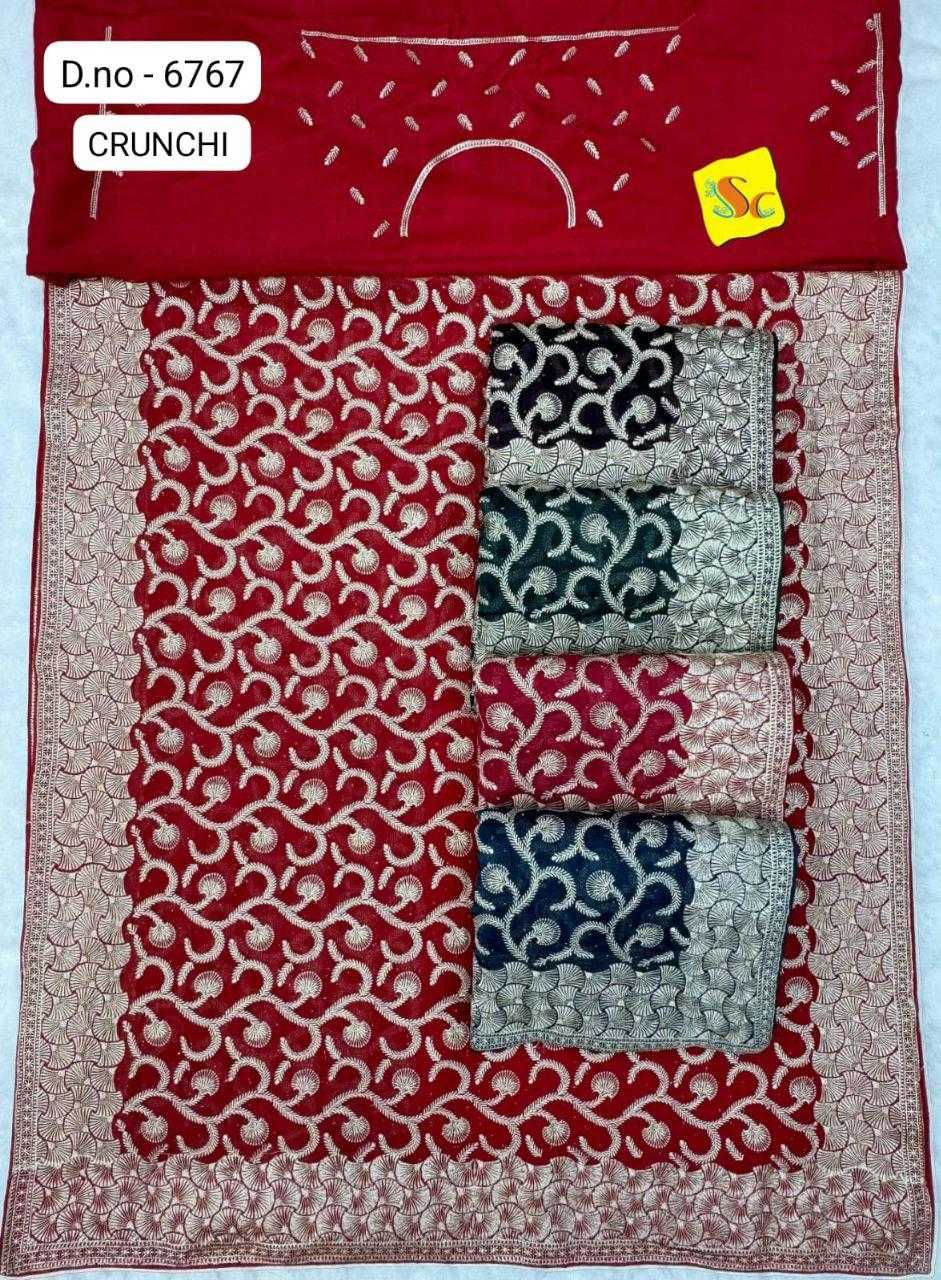 YNF CRUNCHI KESH114 6767 SAREES WHOLESALE ZARI HEAVY WORK DESIGNER SAREES MANUFACTURER