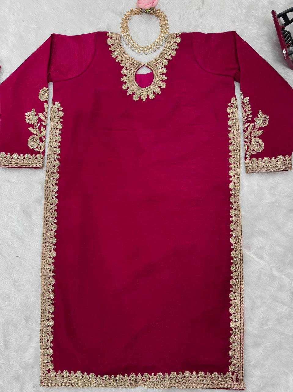 YNF CRUNCHI SILK RIN169 5812 KURTI WHOLESALE SILK WORK WEAR KURTI WITH BOTTOM MANUFACTURER