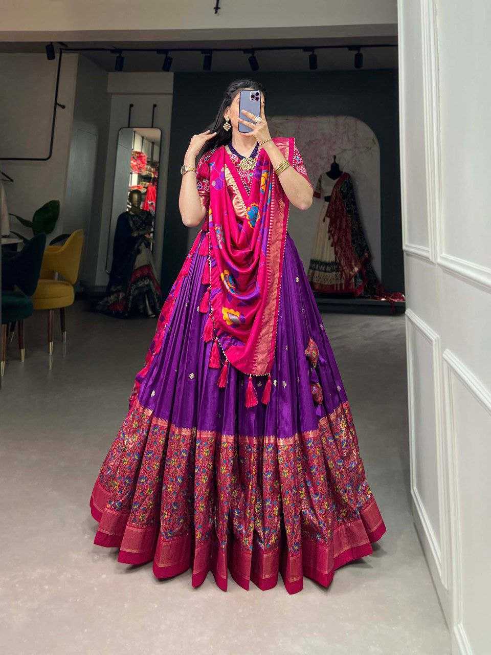 YNF DOLA KESH187 Fuldi   LEHENGA WHOLESALE FANCY PRINTED CHANIYA CHOLI LEHENGAS  MANUFACTURER