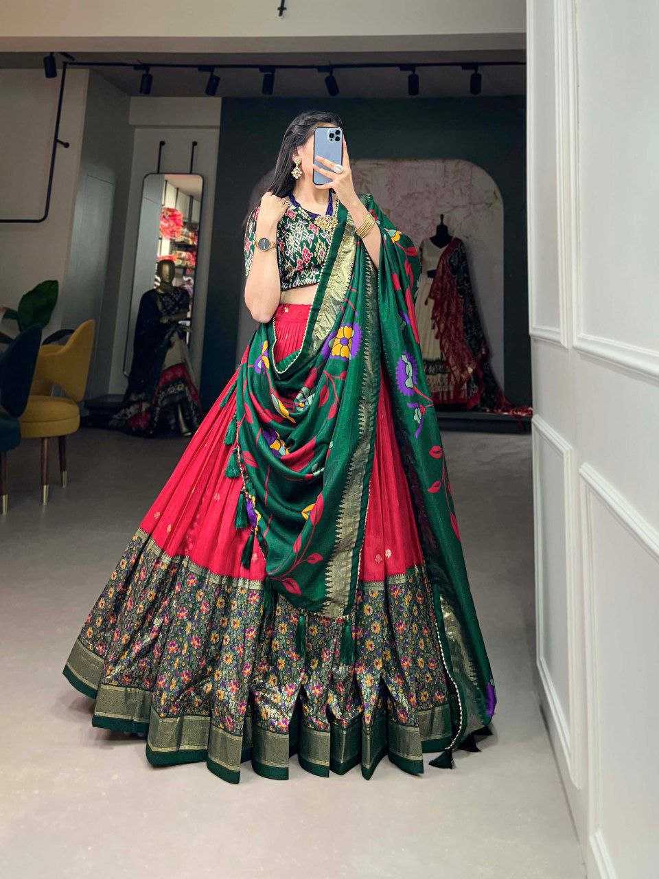 YNF DOLA KESH187 Fuldi   LEHENGA WHOLESALE FANCY PRINTED CHANIYA CHOLI LEHENGAS  MANUFACTURER