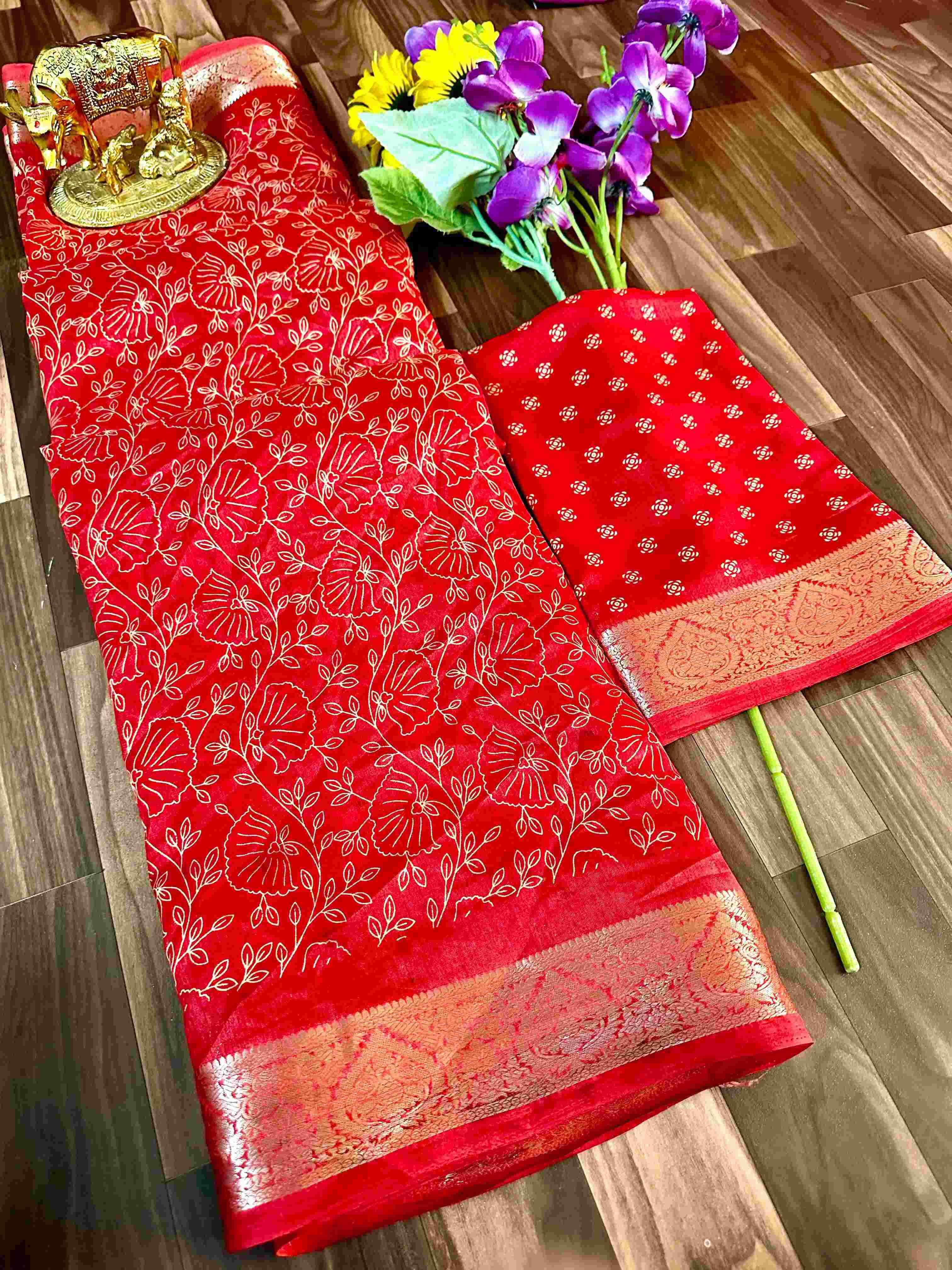 YNF DOLA SILK KESH142 RAC07 SAREES WHOLESALE PRINTED ZARI BORDER SILK SAREES MANUFACTURER