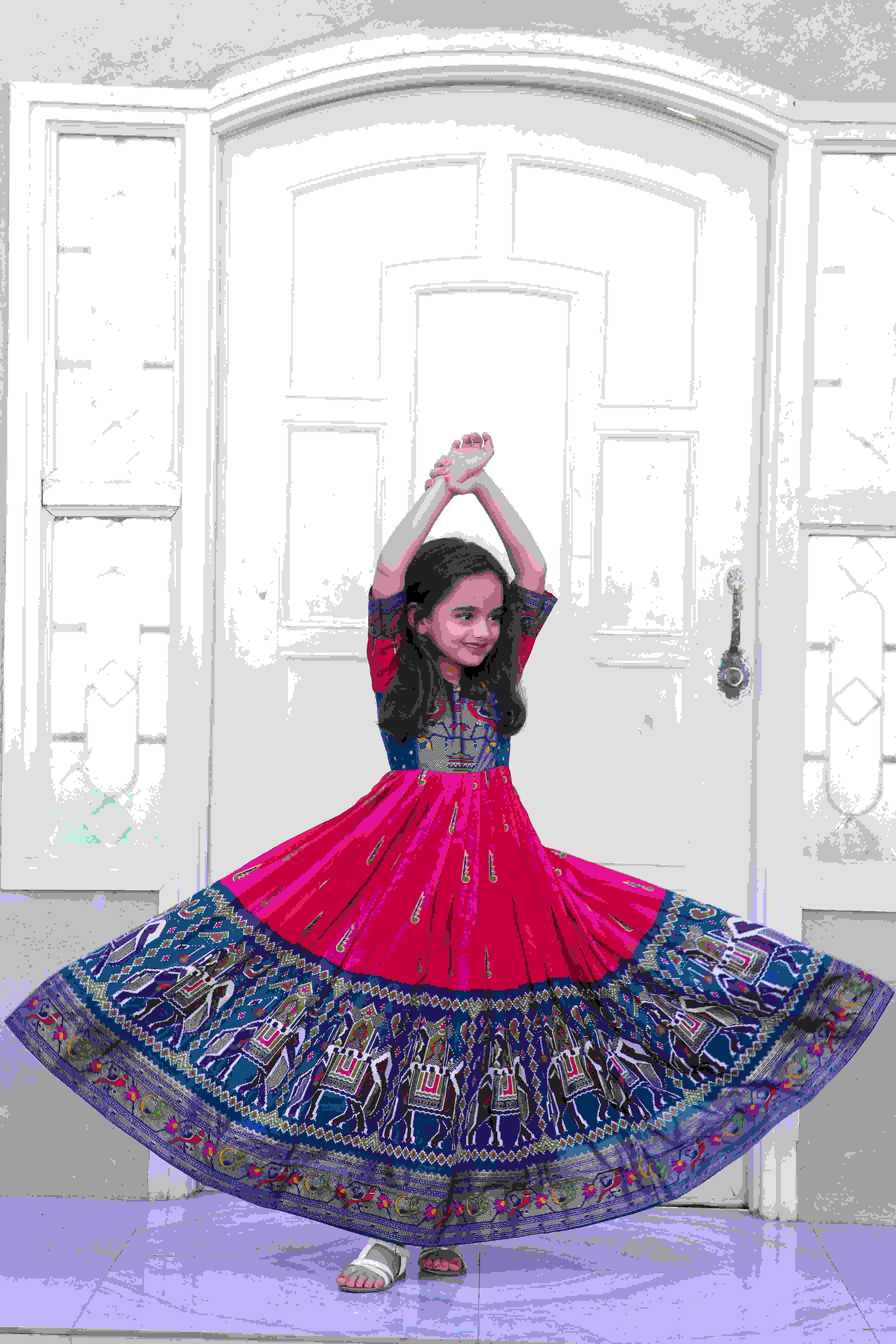 Ynf Dola Silk KESH215 1019 Kids Wear Wholesale Kids Gown Kids Frocks Kids Designer Frock Manufacturer