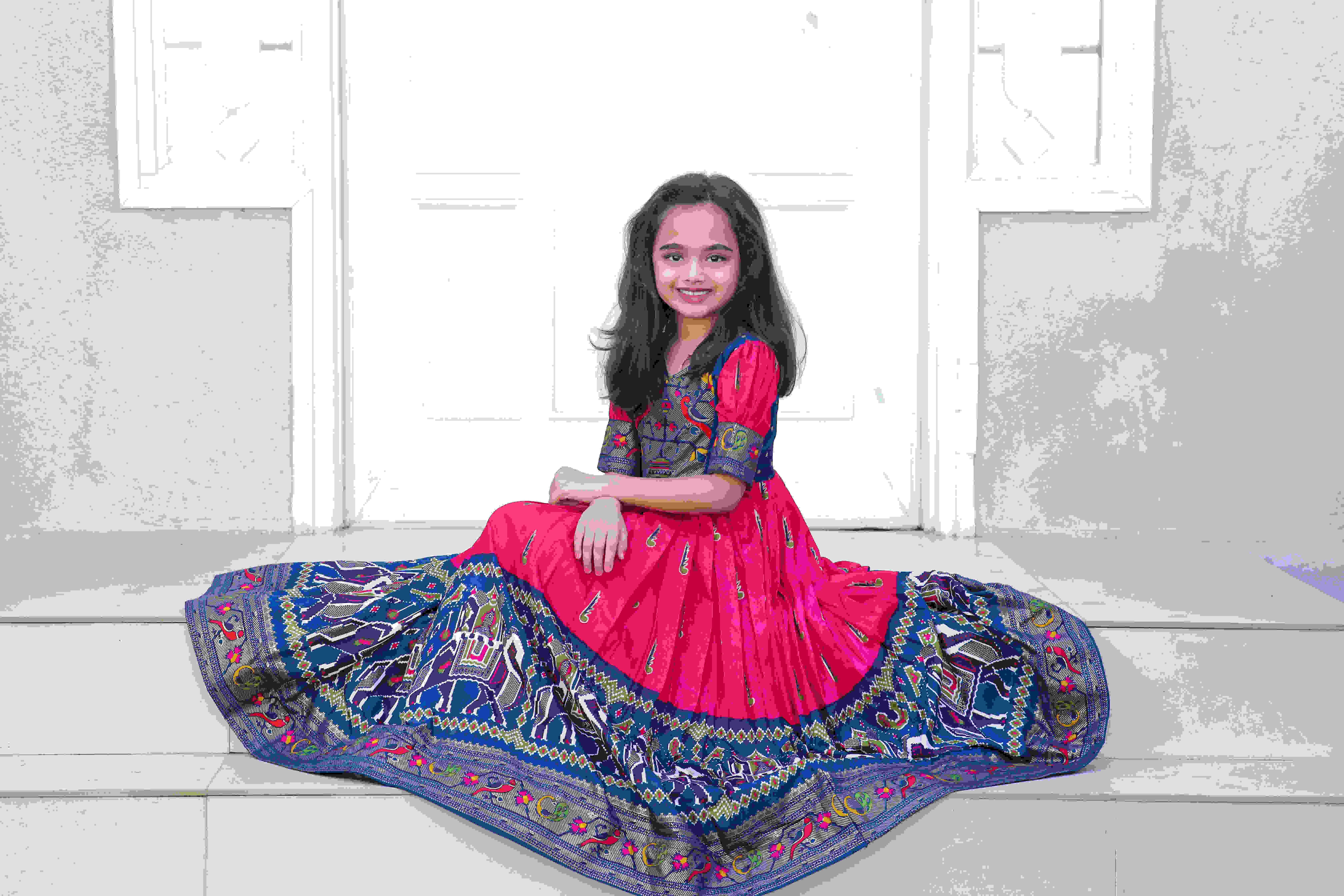 Ynf Dola Silk KESH215 1019 Kids Wear Wholesale Kids Gown Kids Frocks Kids Designer Frock Manufacturer