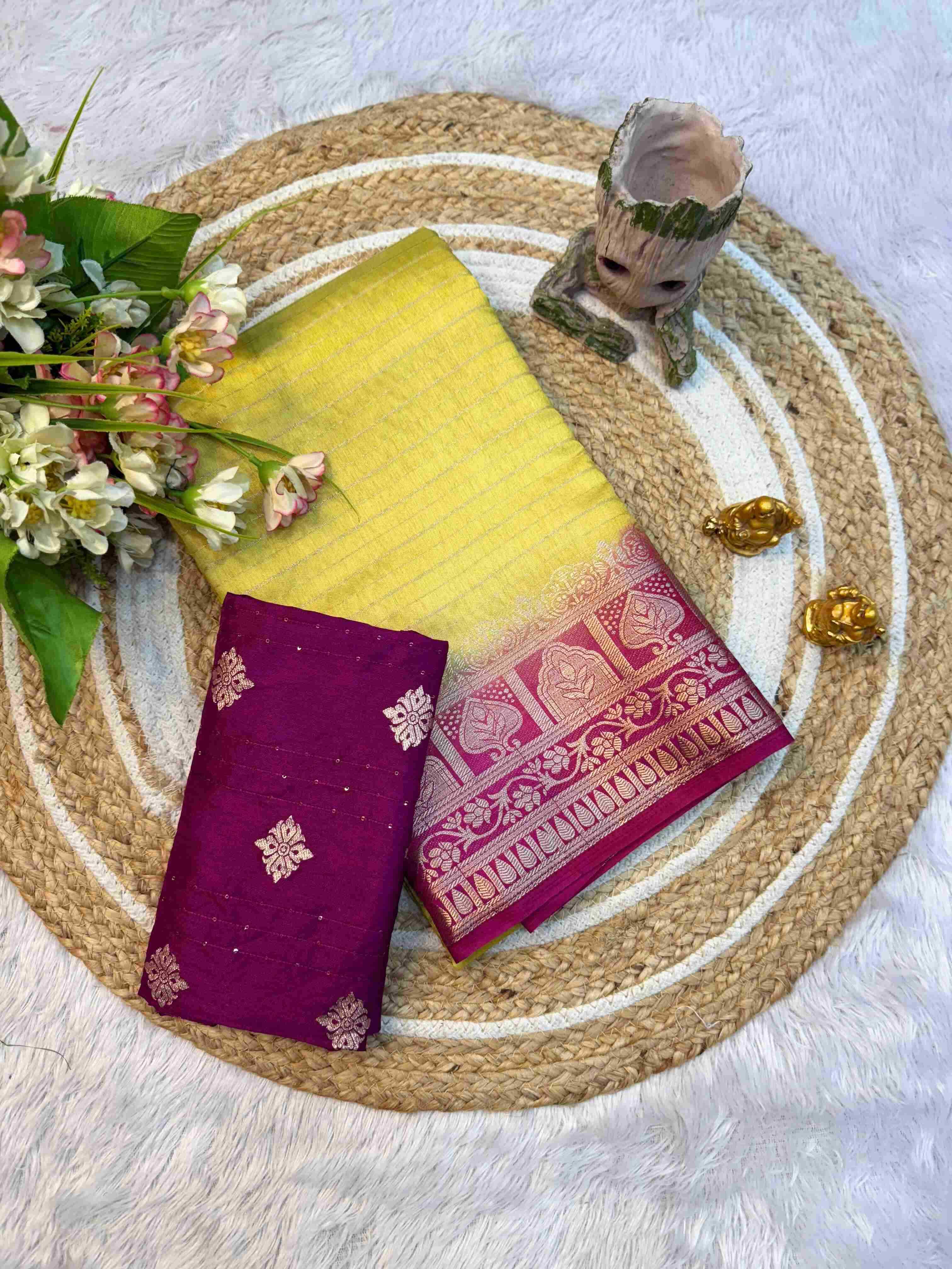 YNF DOLA SILK KESH274 MIS15 SAREE WHOLESALE NYLON JACQUARD ZARI SAREE MANUFACTURER