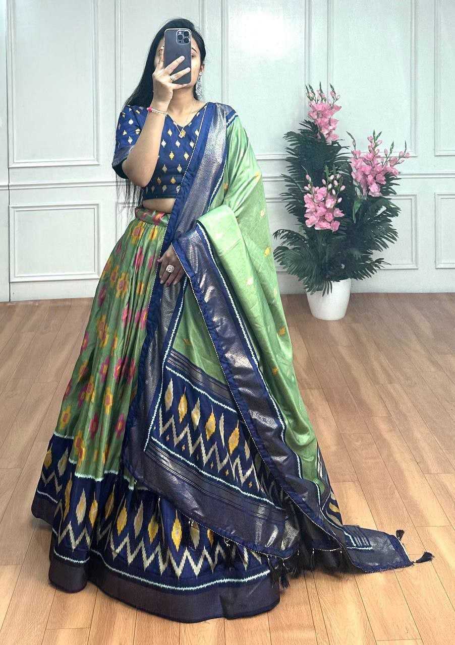 Ynf Dola Silk RIN131 ZICKZACK Lehengas Wholesale Fancy Lehenga Printed Lehenga Gota Patti Lehenga Manufacturer