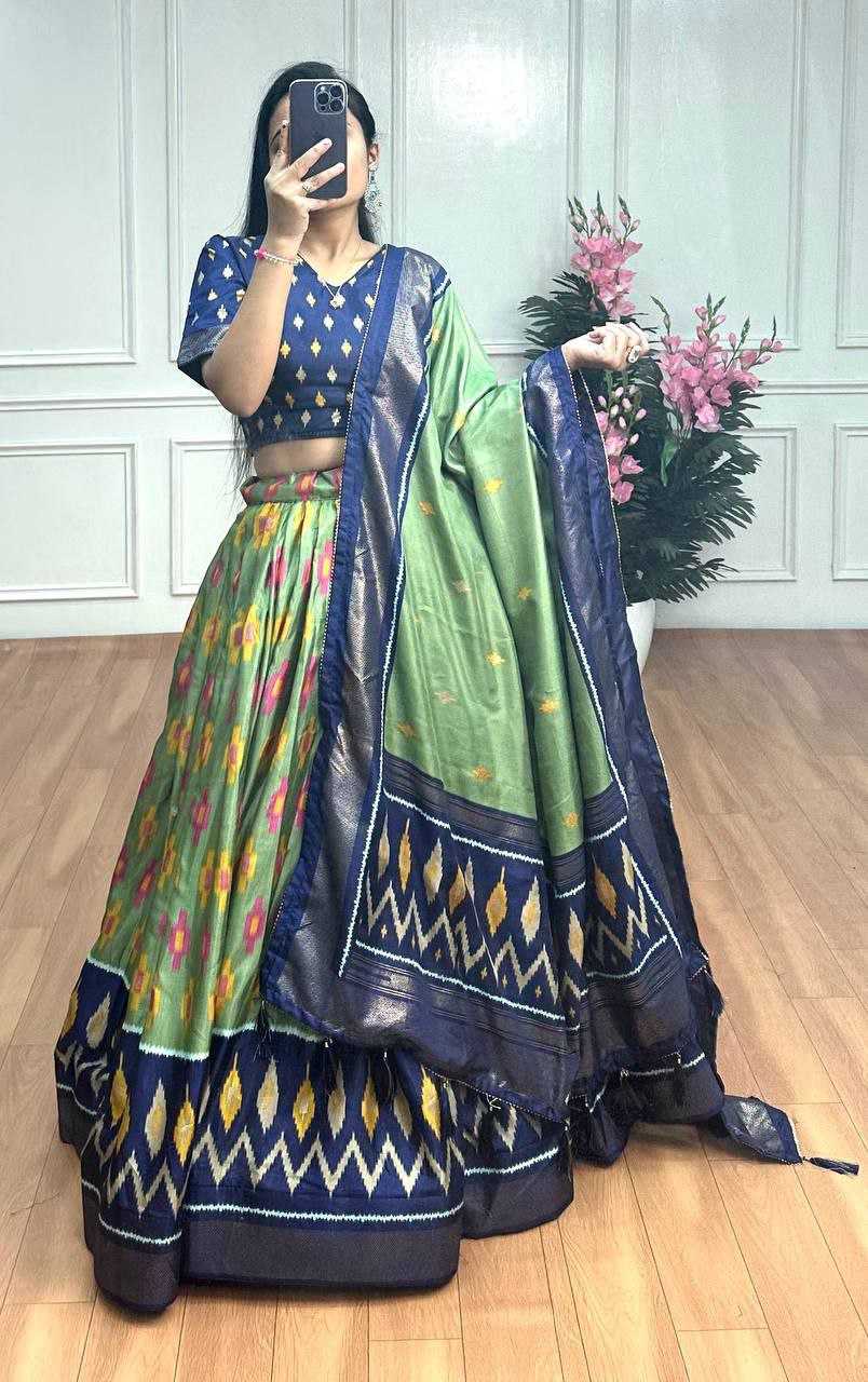 Ynf Dola Silk RIN131 ZICKZACK Lehengas Wholesale Fancy Lehenga Printed Lehenga Gota Patti Lehenga Manufacturer