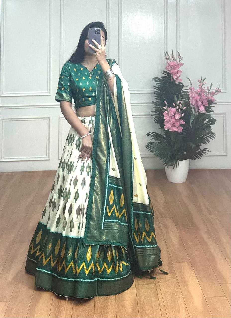 Ynf Dola Silk RIN131 ZICKZACK Lehengas Wholesale Fancy Lehenga Printed Lehenga Gota Patti Lehenga Manufacturer