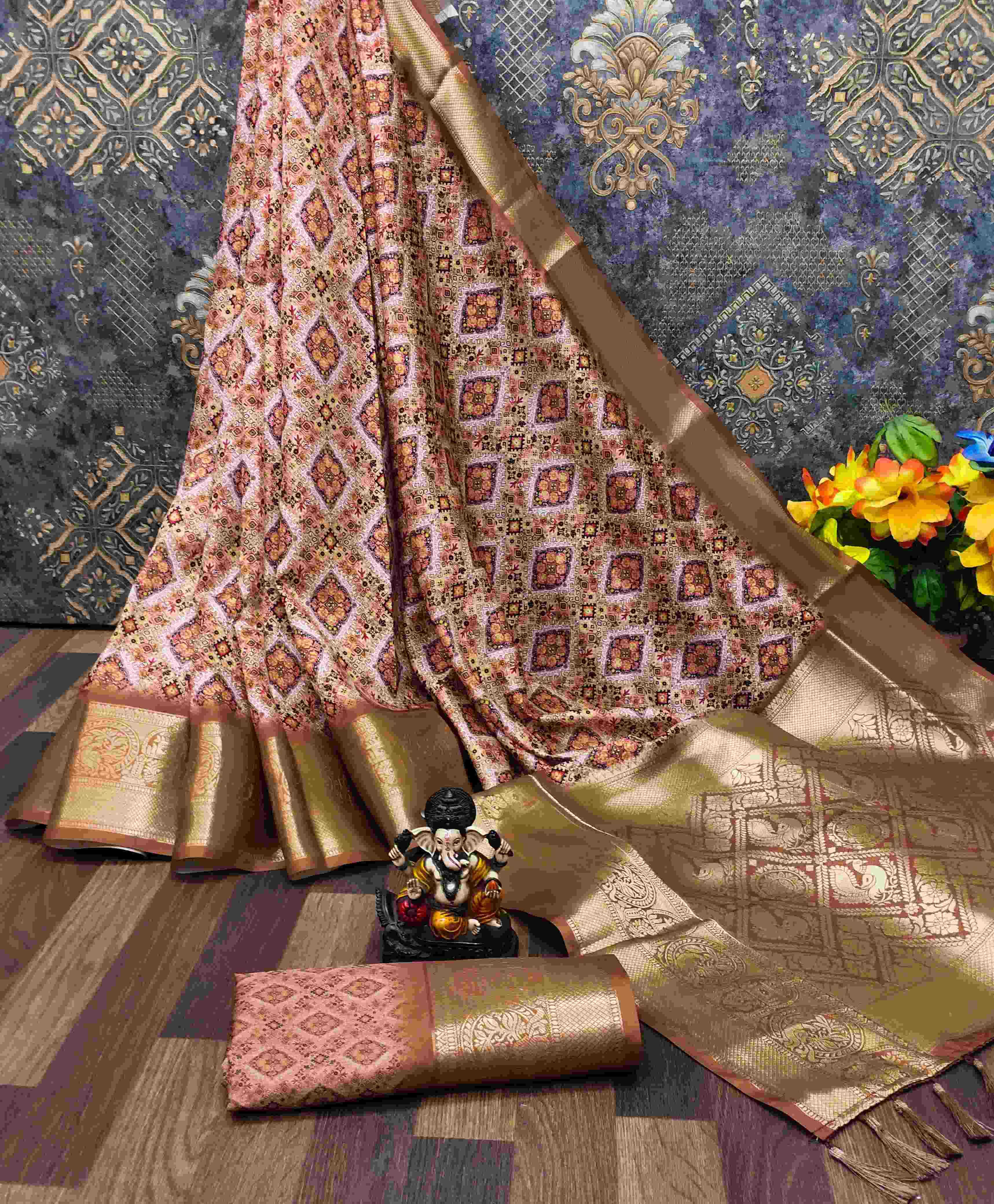 YNF DOLA SILK RIN183 PRAGATI SILK SAREE WHOLESALE DOLA SILK IKKAR PRINTED SILK SAREE MANUFACTURER