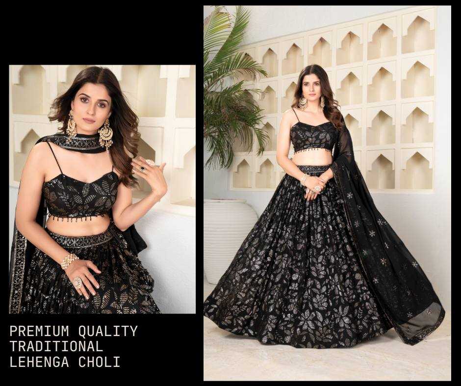 YNF FAUX BLOOMING KESH408 6025 LEHENGA WHOLESALE EMBROIDERED SEQUINS DESIGNER LEHENGA MANUFACTURER