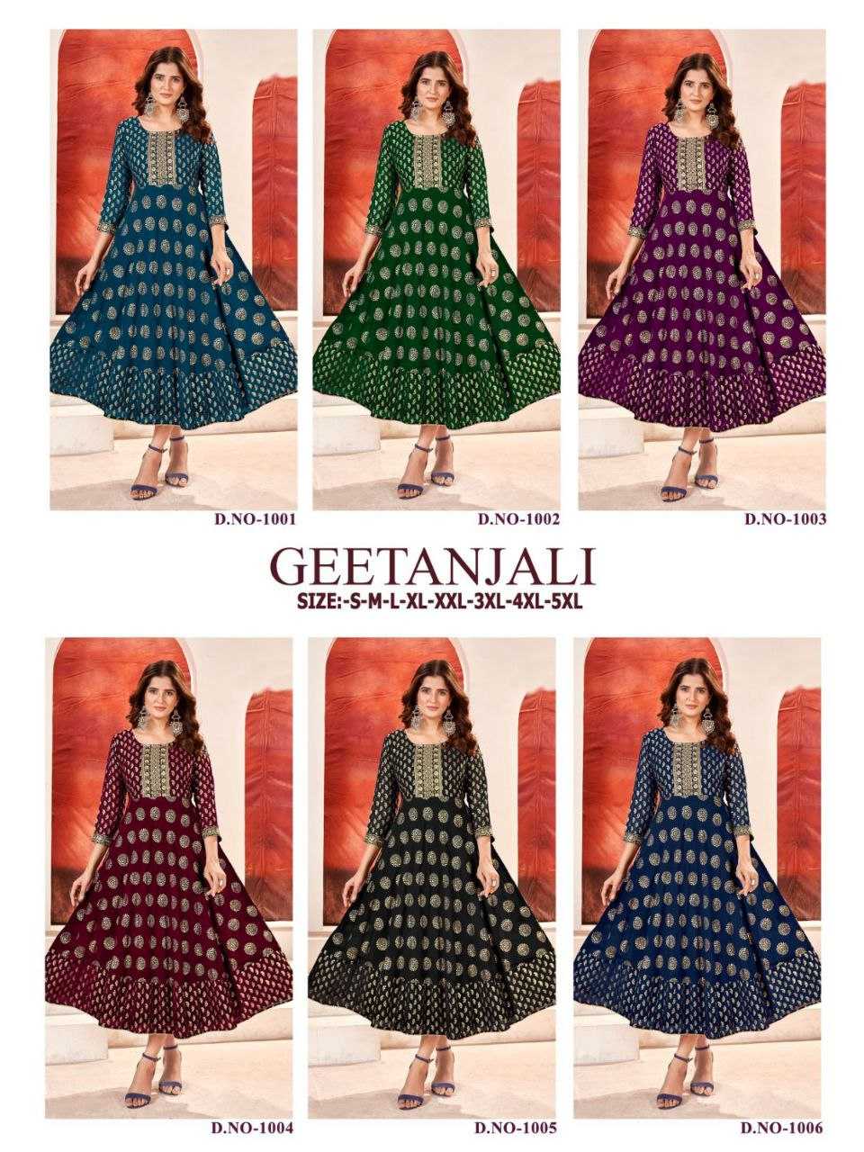 Ynf Faux Georgette KESH246 GEETANJALI Suits & Dresses Wholesale Ladies Suits Embroidery Suits Gown Dresses Manufacturer