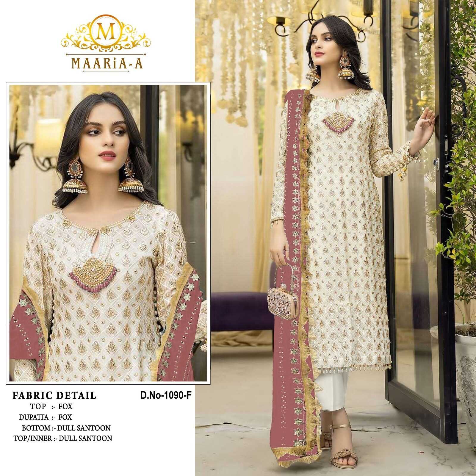 Ynf Faux Georgette KESH379 1090 Suits & Dresses Wholesale Embroidery Suits Georgette Suit Semi Stitched Suits Manufacturer