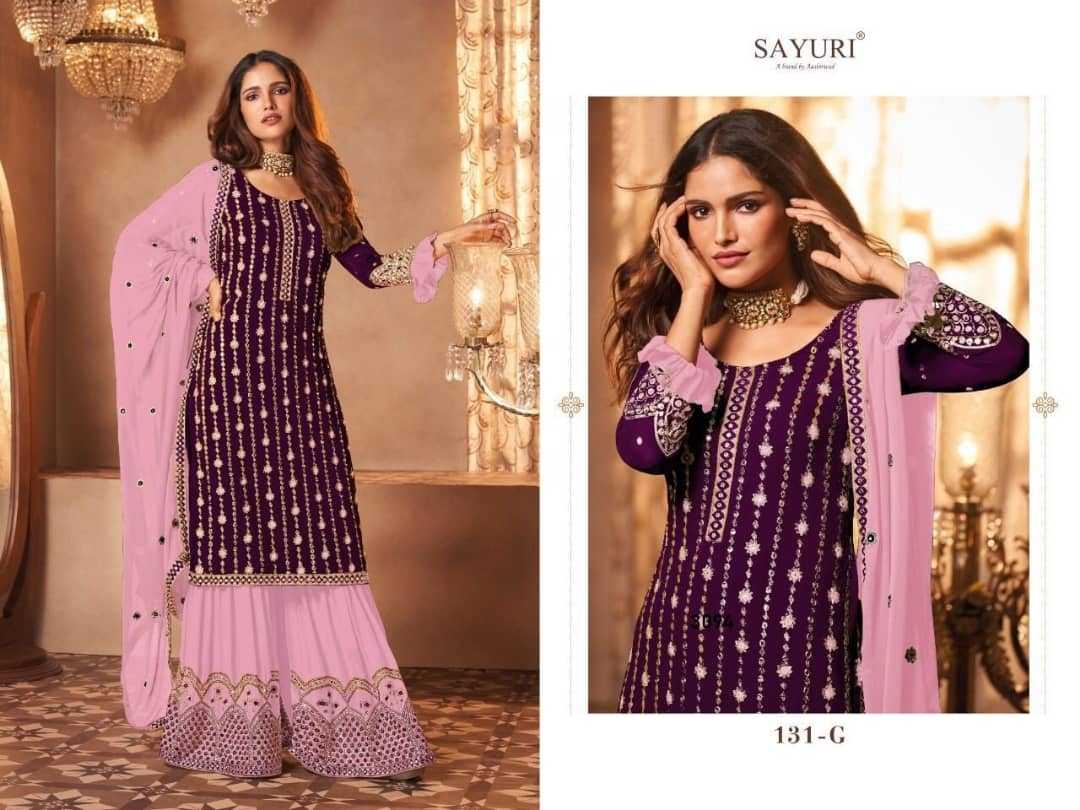 Ynf Faux Georgette KESH379 131 Suits & Dresses Wholesale Embroidery Suits Georgette Suit Semi Stitched Suits Manufacturer