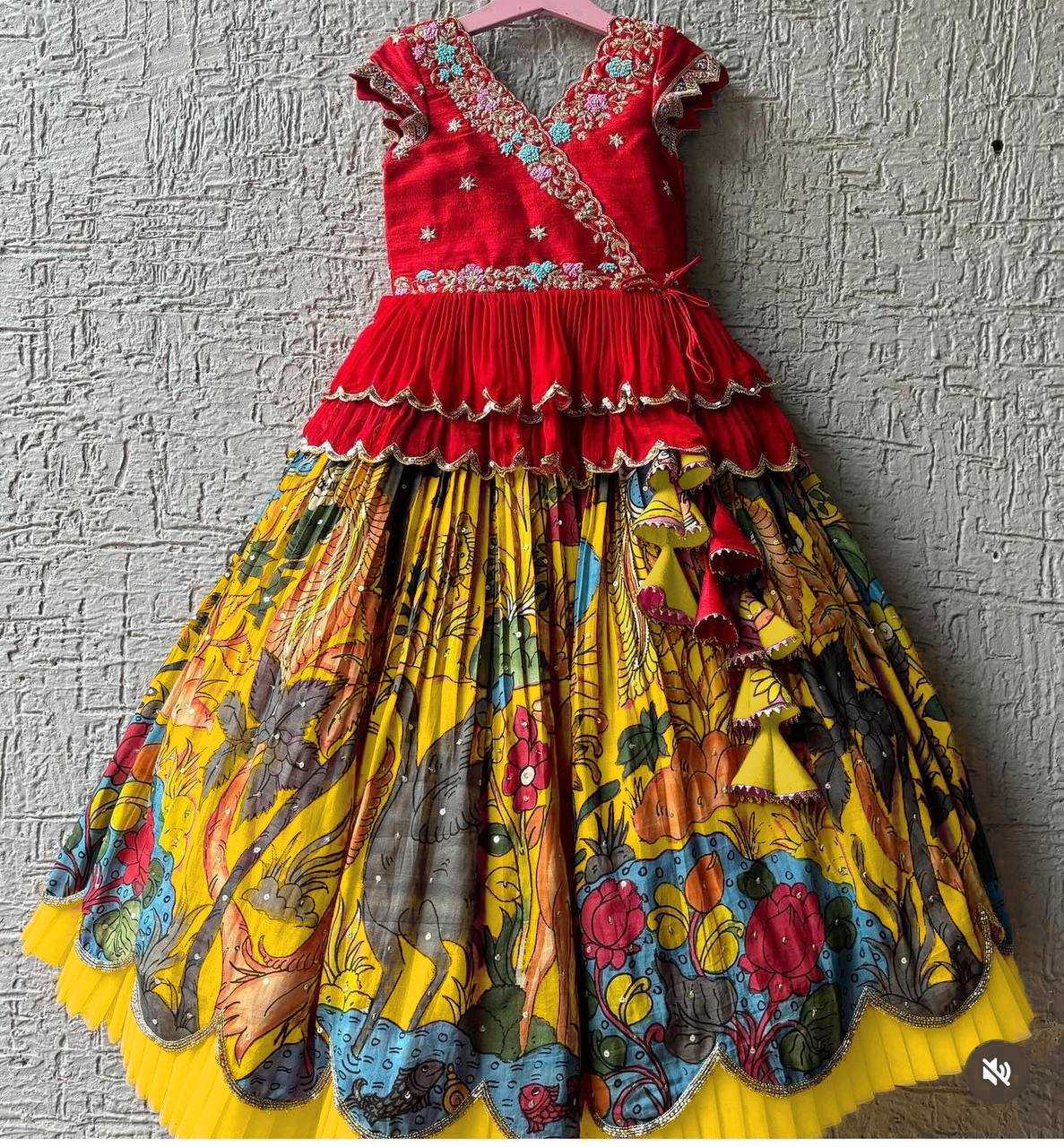 Ynf Faux Georgette RIN154 187 Kids Wear Wholesale Kids Lehenga Girls Ethnic Wear Baby Girl Lehenga Manufacturer