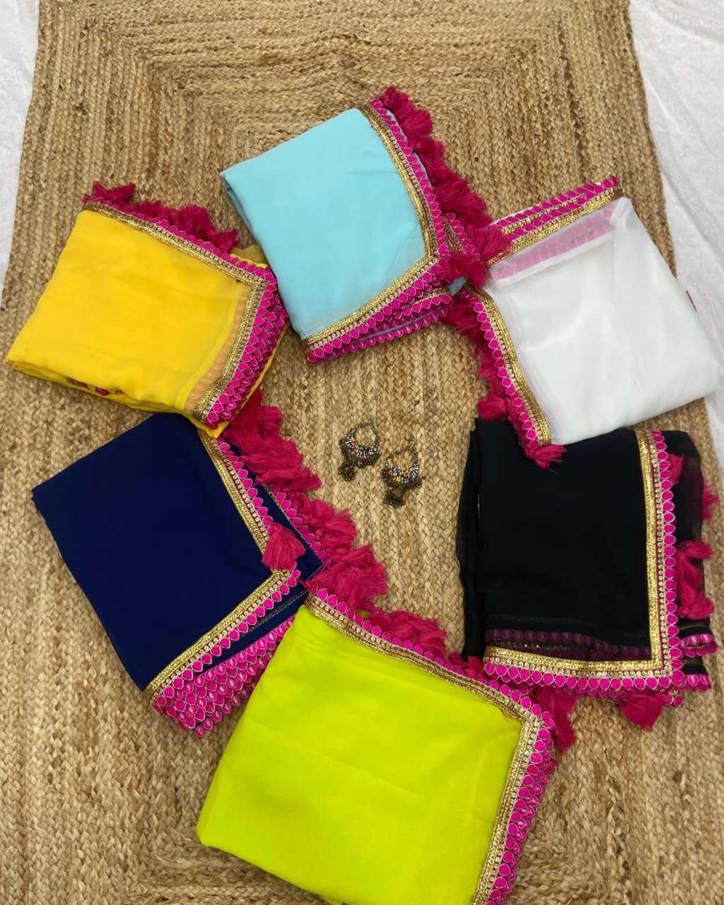 Ynf Georgette KESH162 VRT81 Sarees Wholesale Designer Sarees Georgette Sarees Butta Sarees Manufacturer