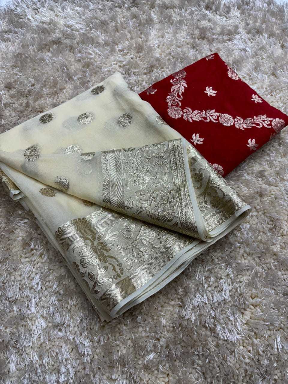 YNF GEORGETTE KESH222 RUN180 SAREE WHOLESALE VISCOSE GEORGETTE FANCY SAREE MANUFACTURER