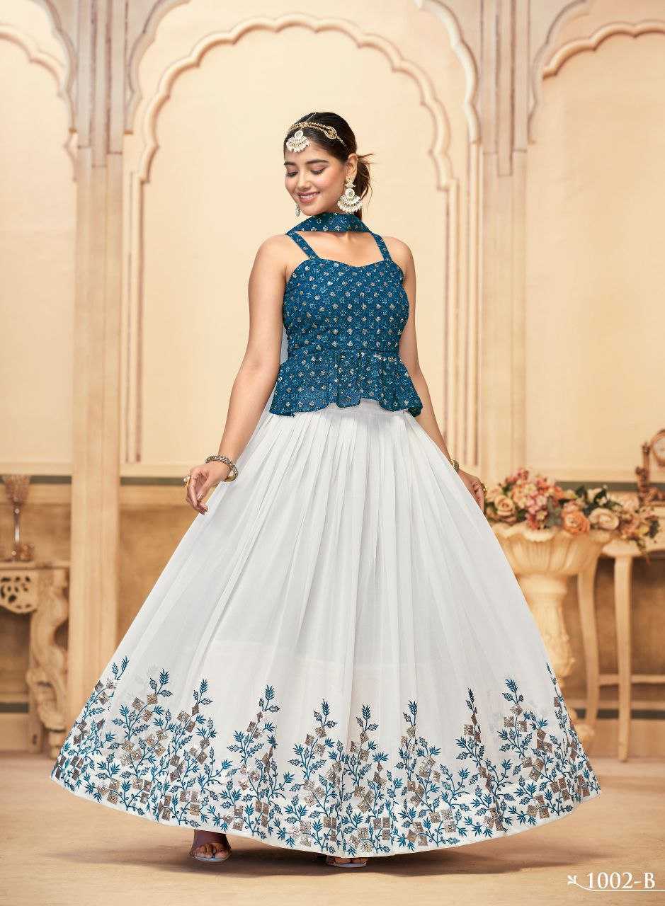 Ynf Georgette KESH246 INDIAN WOMEN Lehengas Wholesale Embroidered Lehenga Georgette Lehenga Indo-Western Lehenga Manufacturer