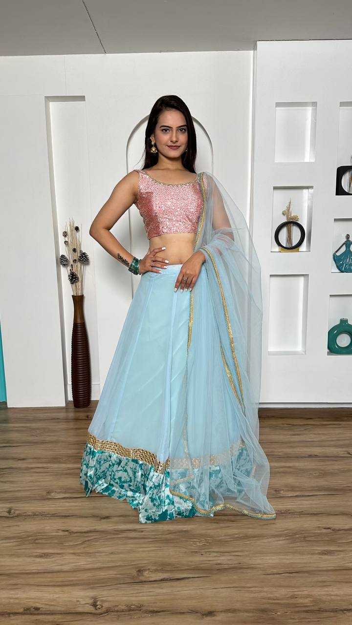 YNF GEORGETTE KESH270 1090 LEHENGAS WHOLESALE TRADITIONAL GEORGETTE LEHENGAS WITH BLOUSE MANUFACTURER 