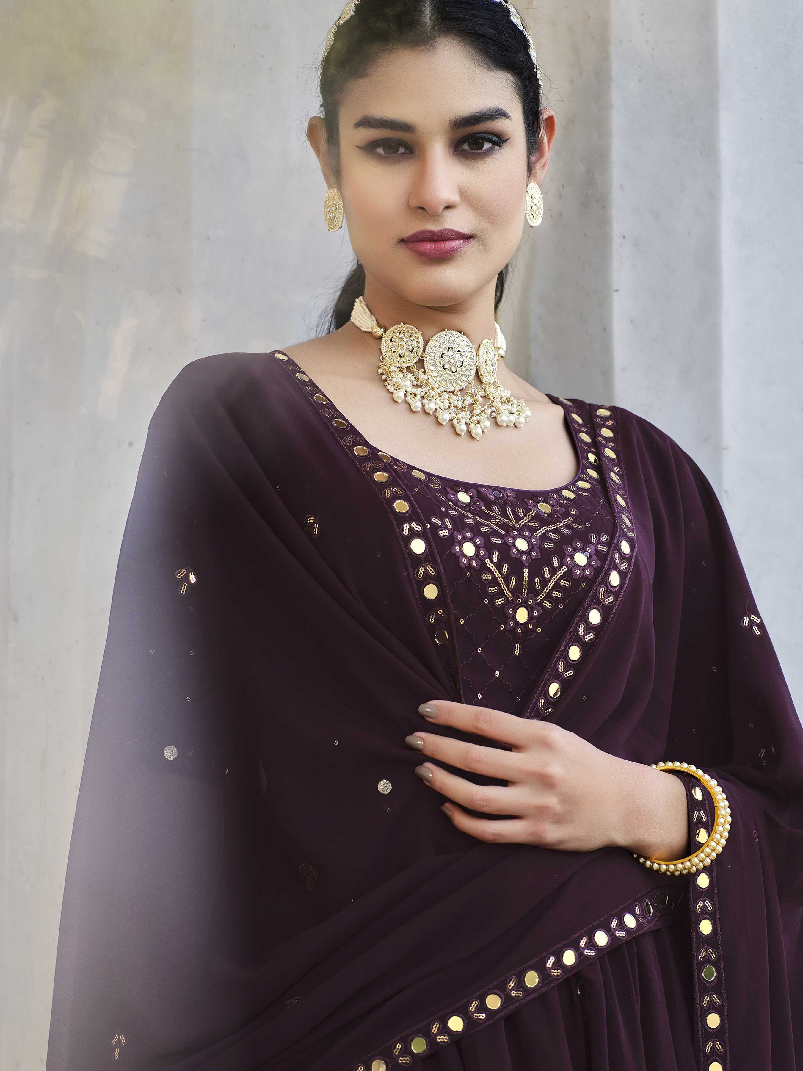 Ynf Georgette KESH417 4882 Suits & Dresses Wholesale Embroidery Suits Ladies Salwar Suits Georgette Suit Manufacturer