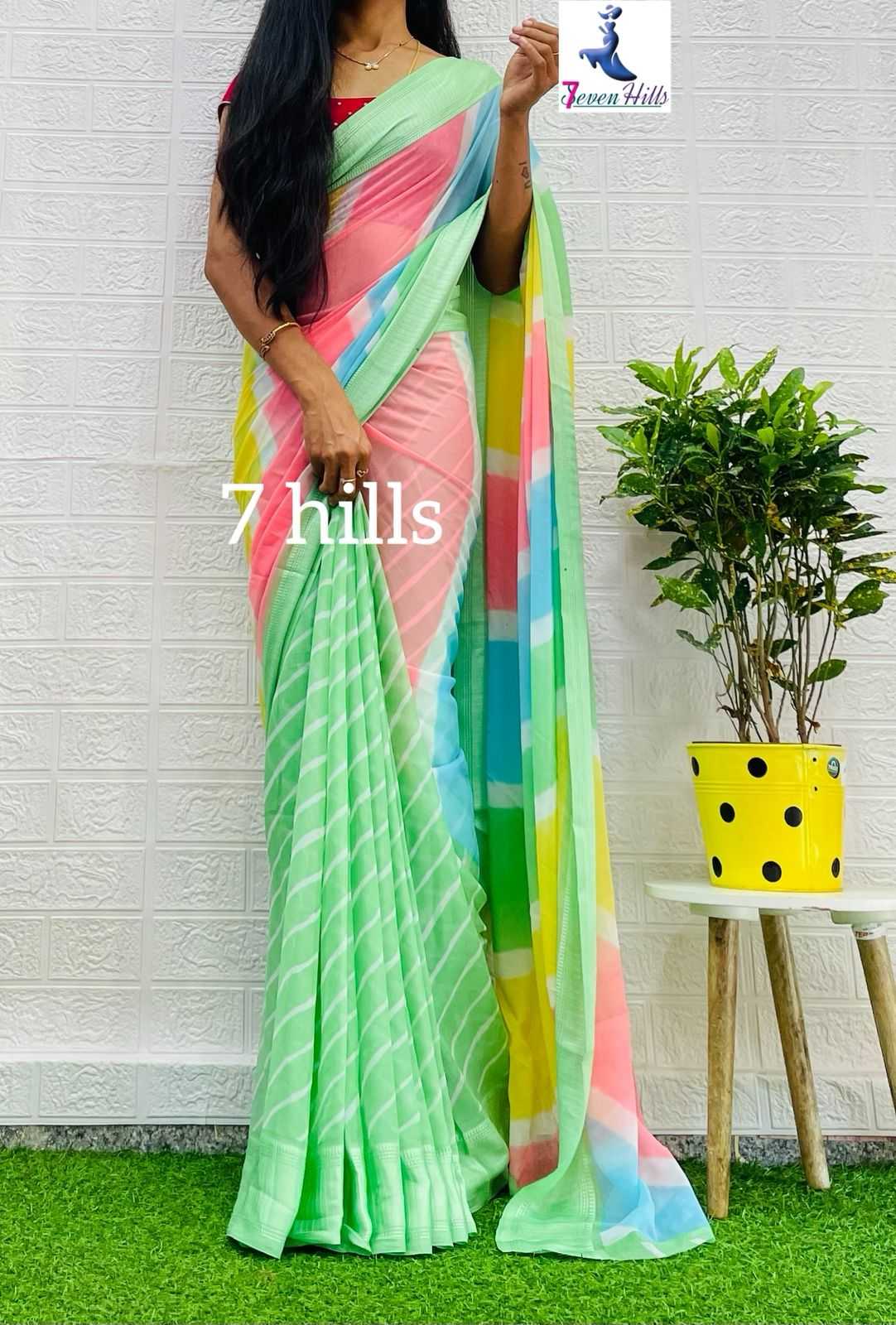 Ynf Georgette KESH418 MKD 13 Sarees Wholesale Designer Sarees Georgette Sarees Lightweight Sarees Manufacturer