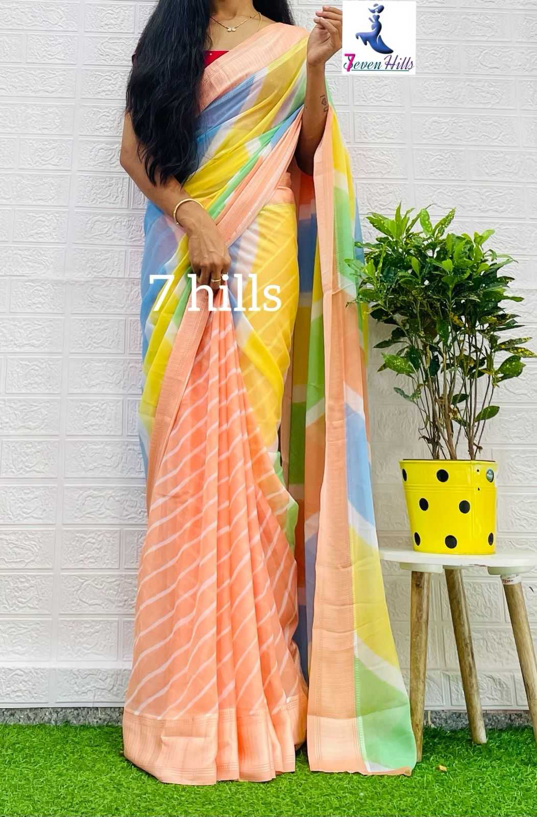 Ynf Georgette KESH418 MKD 13 Sarees Wholesale Designer Sarees Georgette Sarees Lightweight Sarees Manufacturer