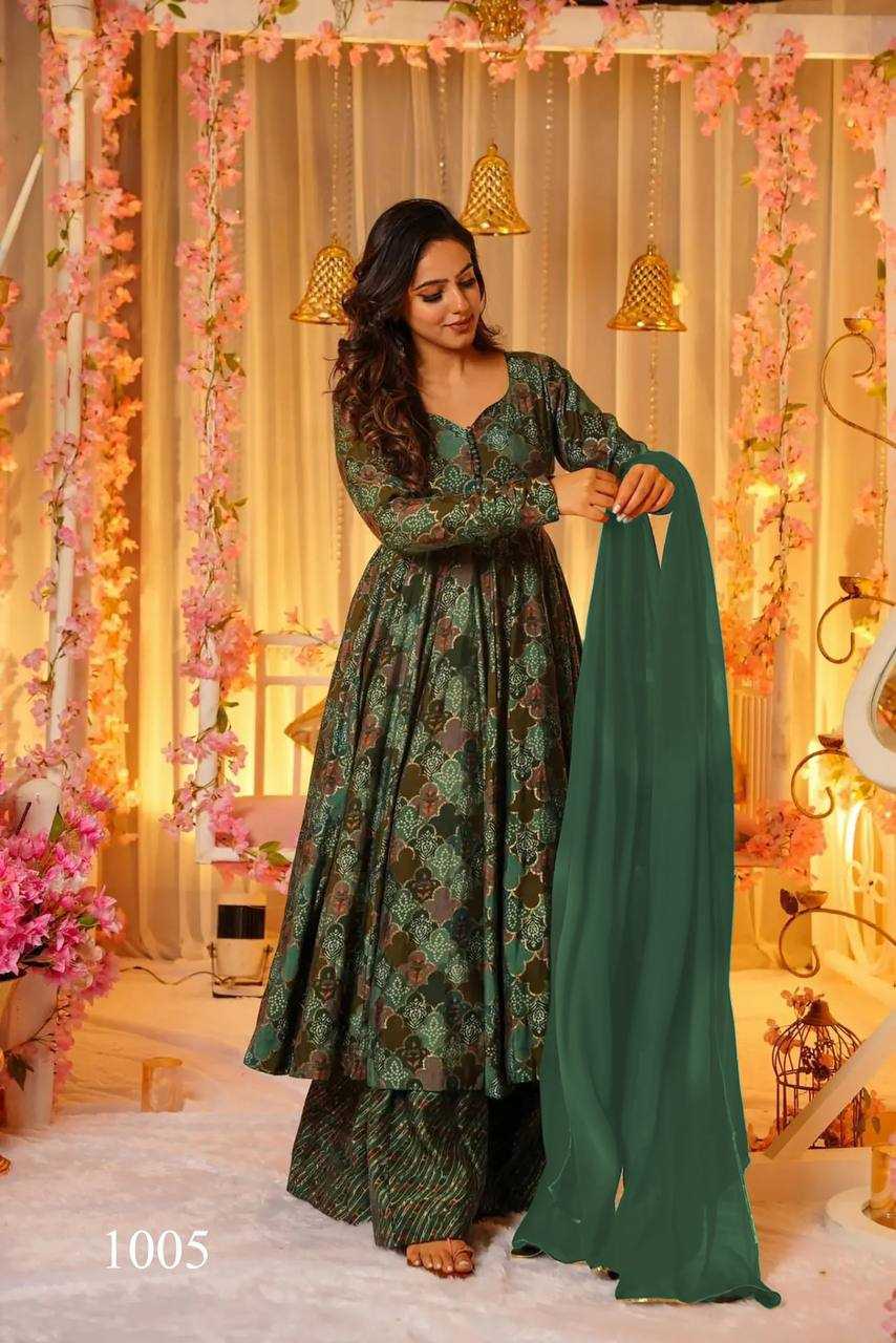 Ynf Georgette RIN131 VYOMA V-1 Gowns Wholesale Printed Gowns Georgette Gown Designer Gowns Manufacturer