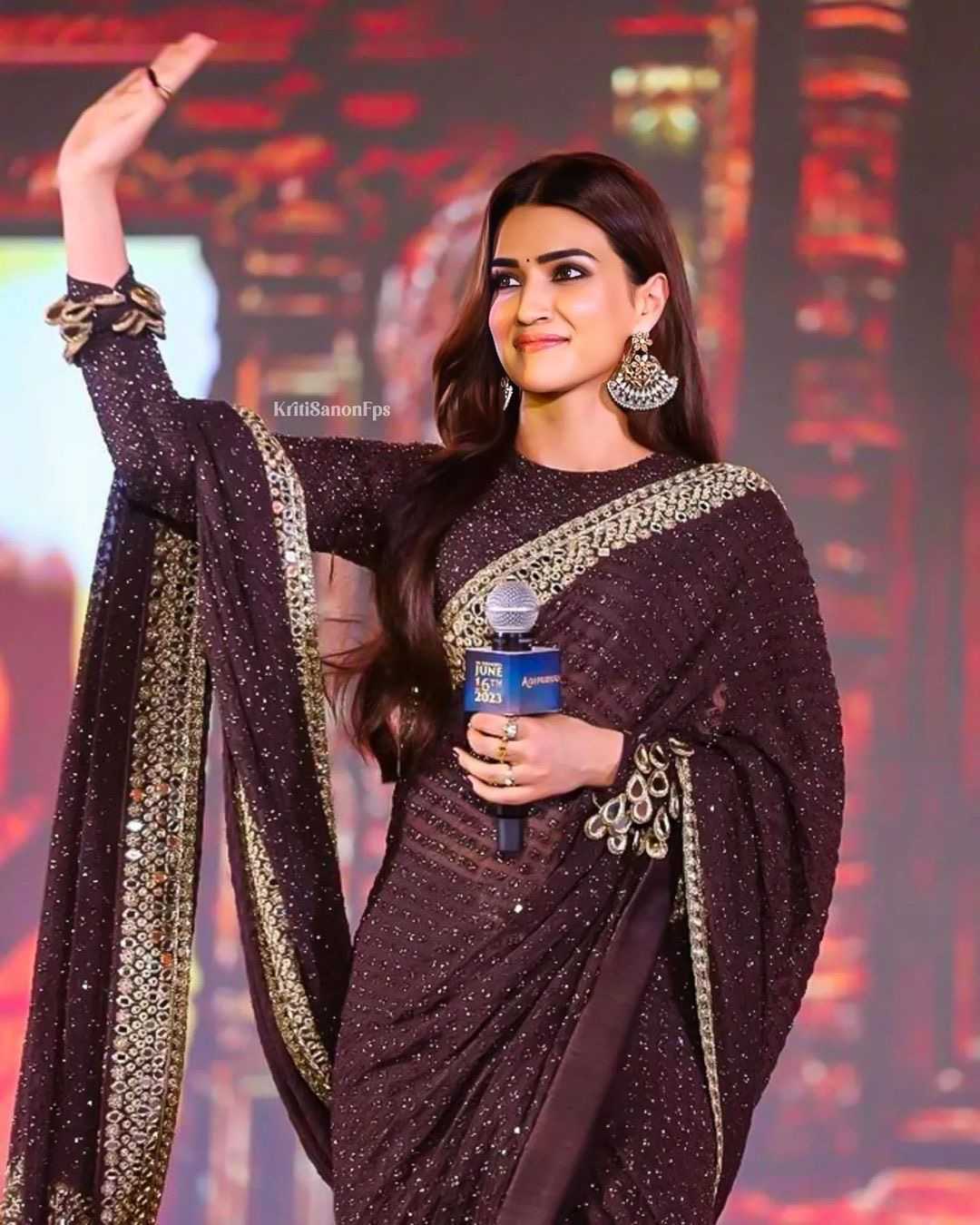 Ynf Georgette RIN151 5268 Bollywood Collections Wholesale Kriti Sanon Sarees Manufacturer