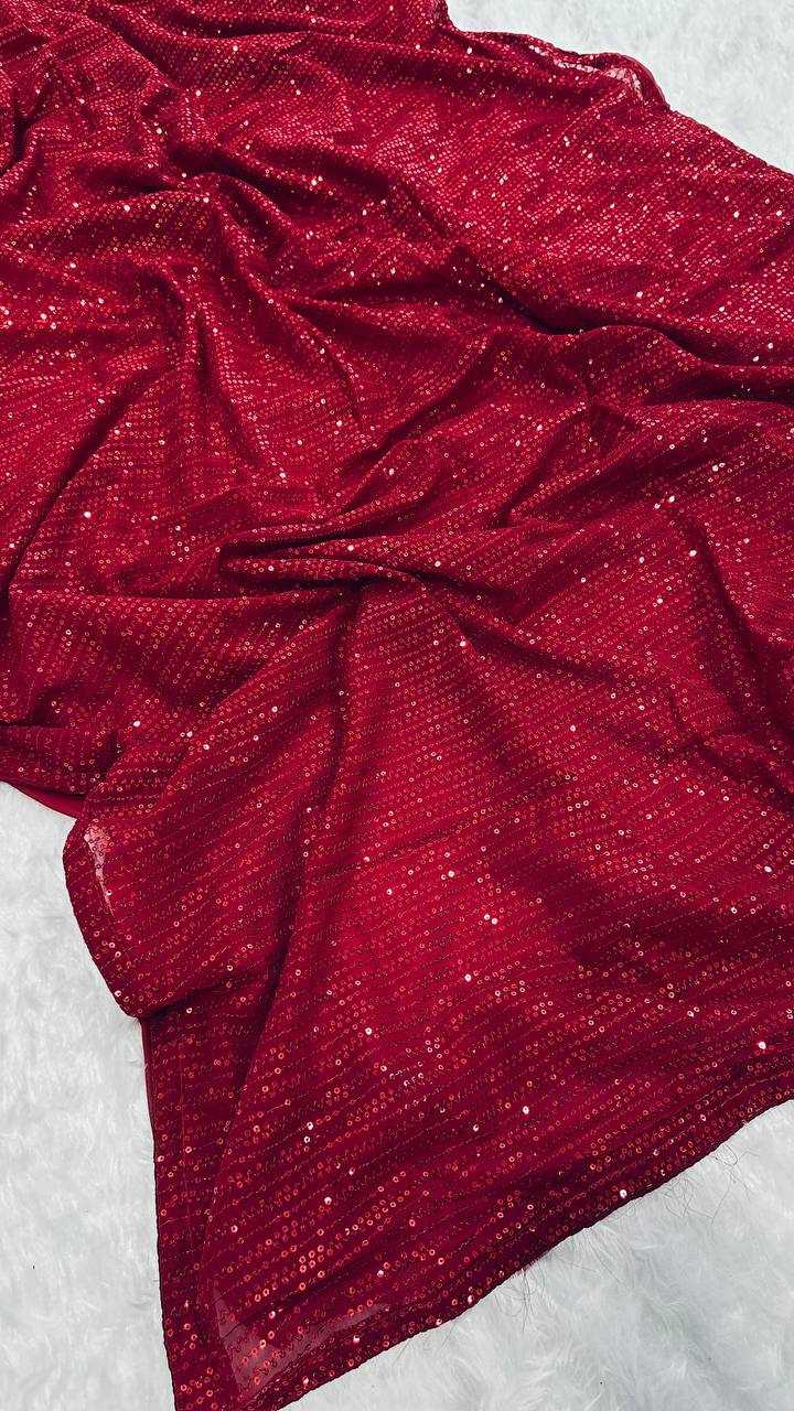 YNF GEORGETTE SAREE KESH270 288 SEQUINS WORK SAREE WHOLESALE FANCY SAREE MANUFACTURER 