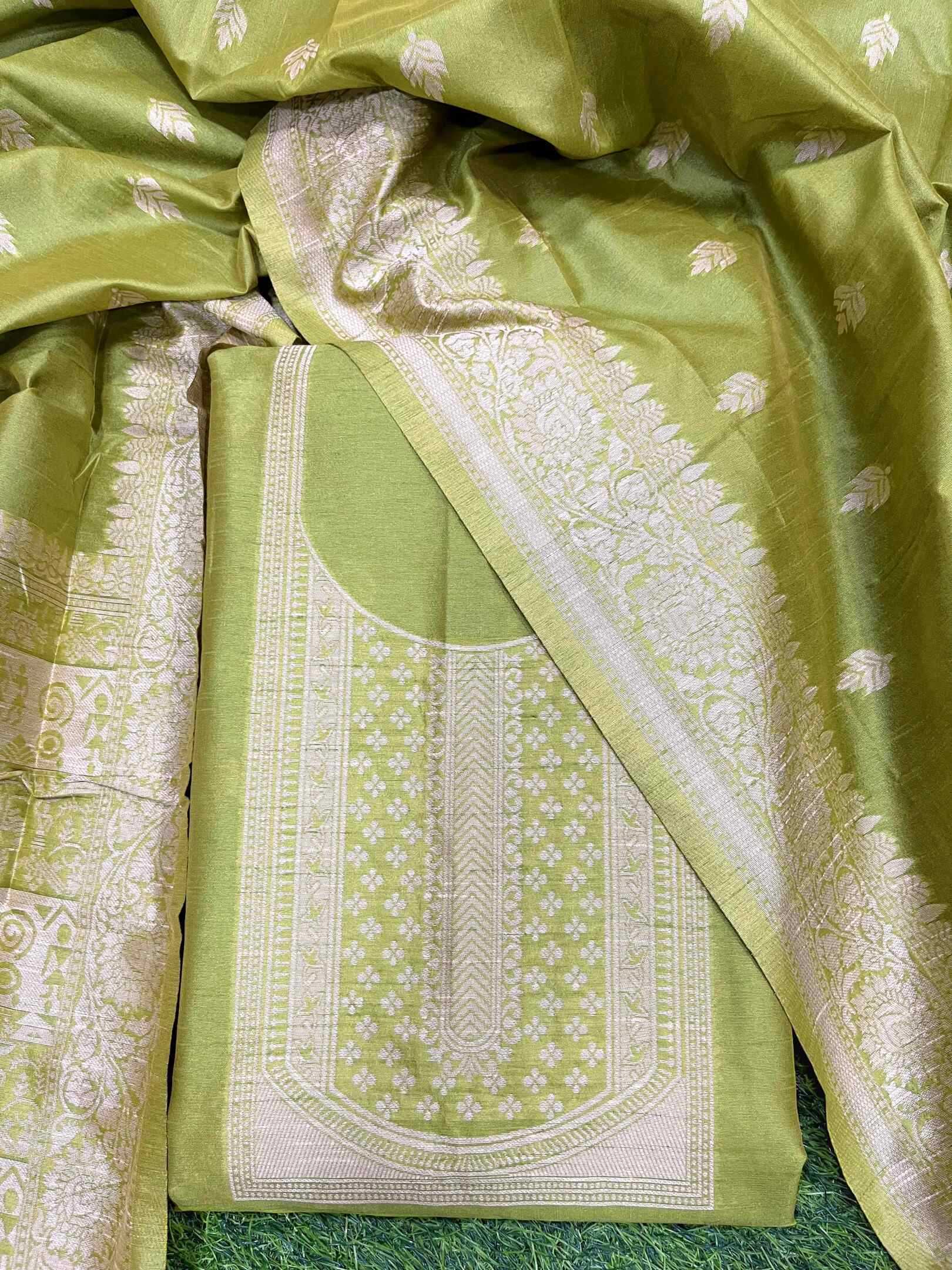 Ynf Handloom Silk KESH166 HANDLOOM SUIT 1002 Suits & Dresses Wholesale Designer Suits Silk Suits Handloom Suits Manufacturer