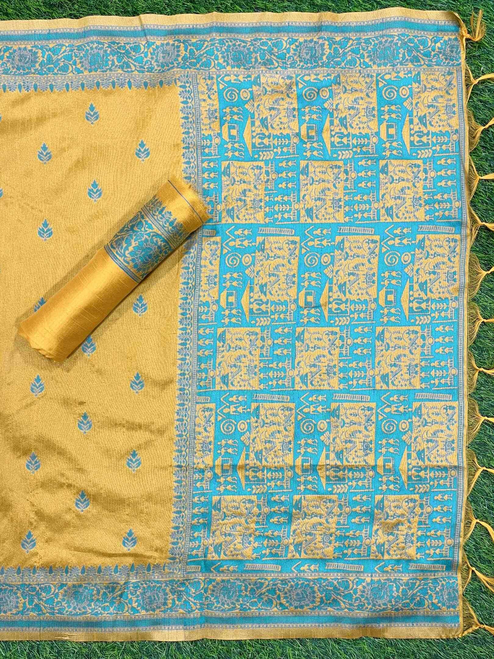 Ynf Handloom Silk KESH166 HANDLOOM SUIT 1002 Suits & Dresses Wholesale Designer Suits Silk Suits Handloom Suits Manufacturer