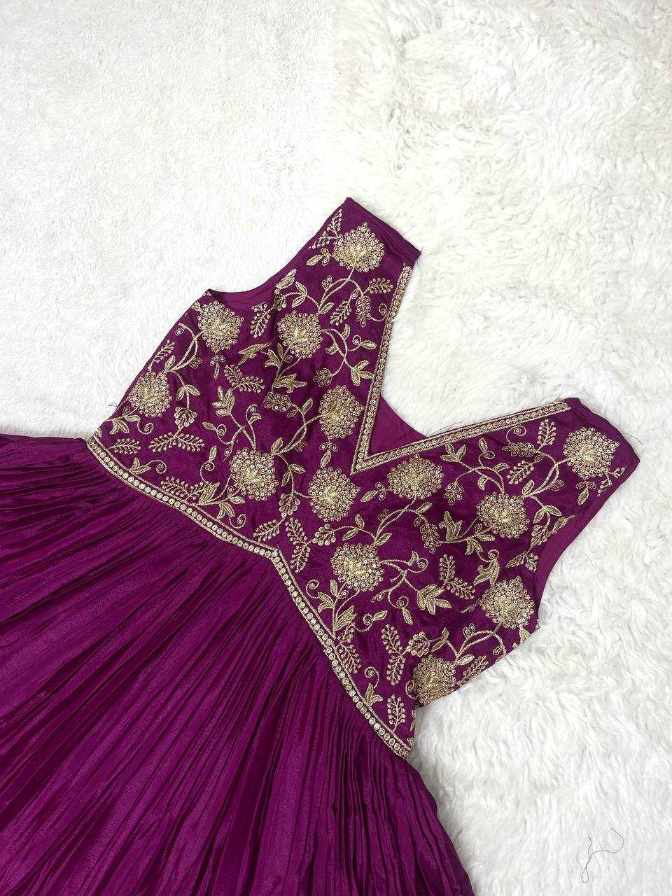 YNF HEAVY CHINNON SILK KESH367 136 GOWNS WHOLESALE SLEEVELESS EMBROIDERY SEQUIN GOWNS MANUFACTURER