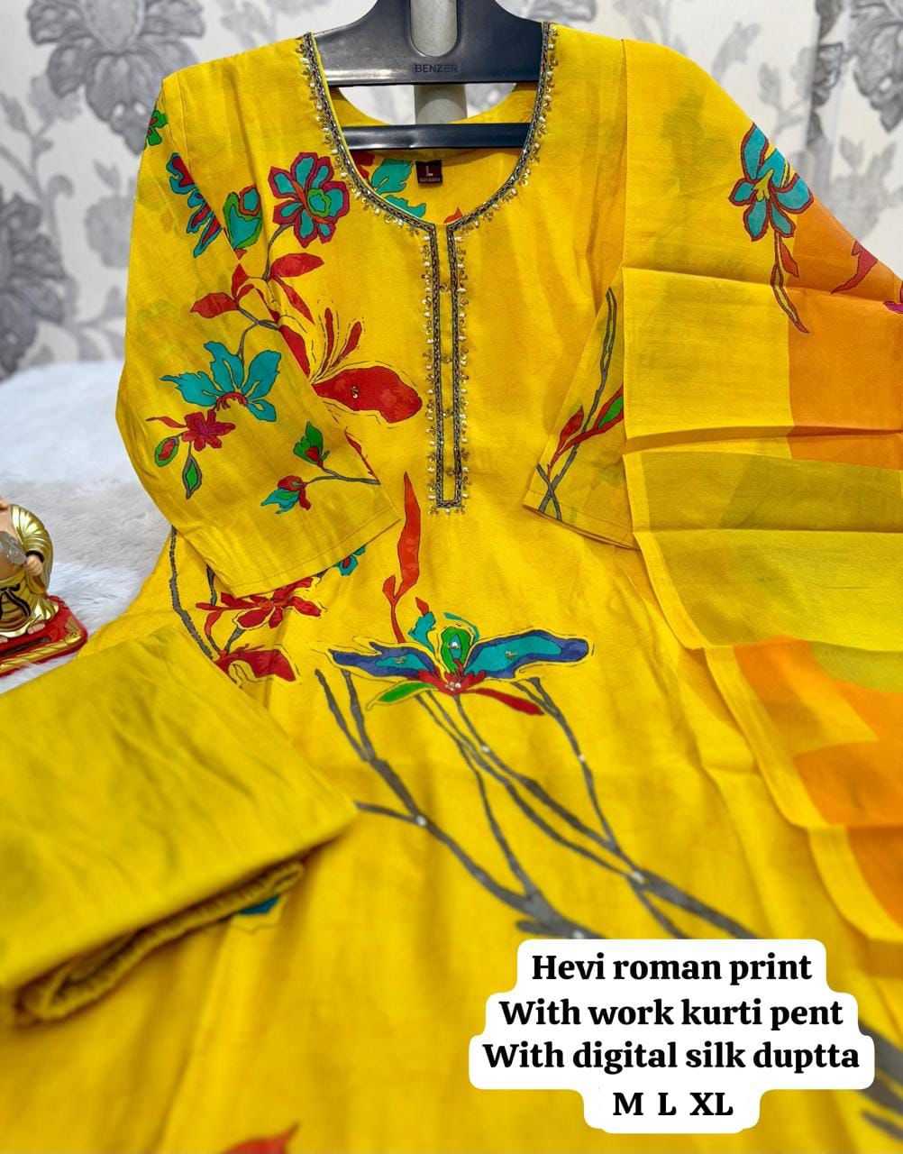 Ynf Heavy Muslin KESH256 RNF55 Suits & Dresses Wholesale Printed Suits Designer Suits Handloom Suits Manufacturer