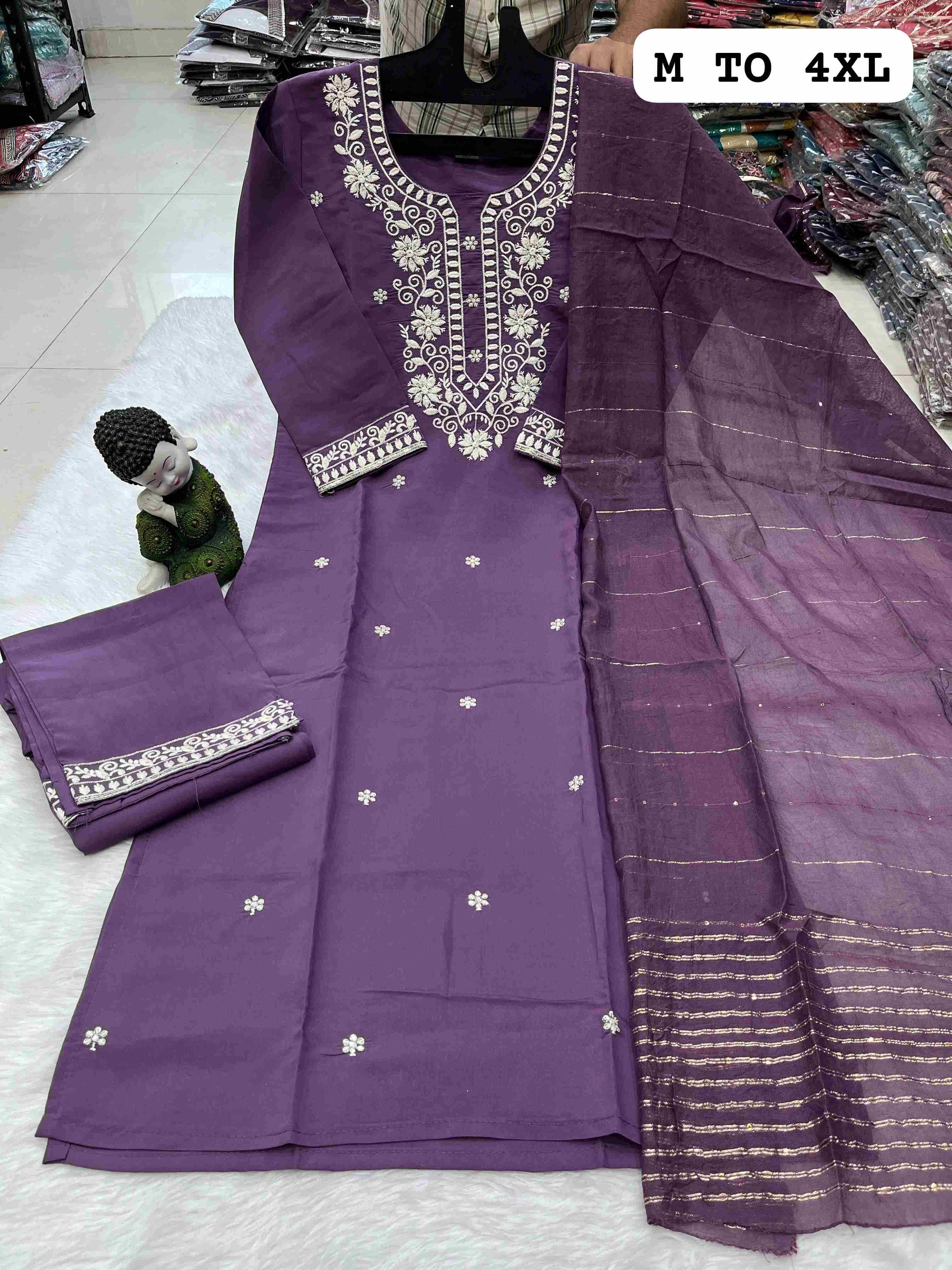 Ynf Heavy Roman Silk KESH258 VDA43 Suits & Dresses Wholesale Ladies Suits Printed Suits Cotton Suits Manufacturer