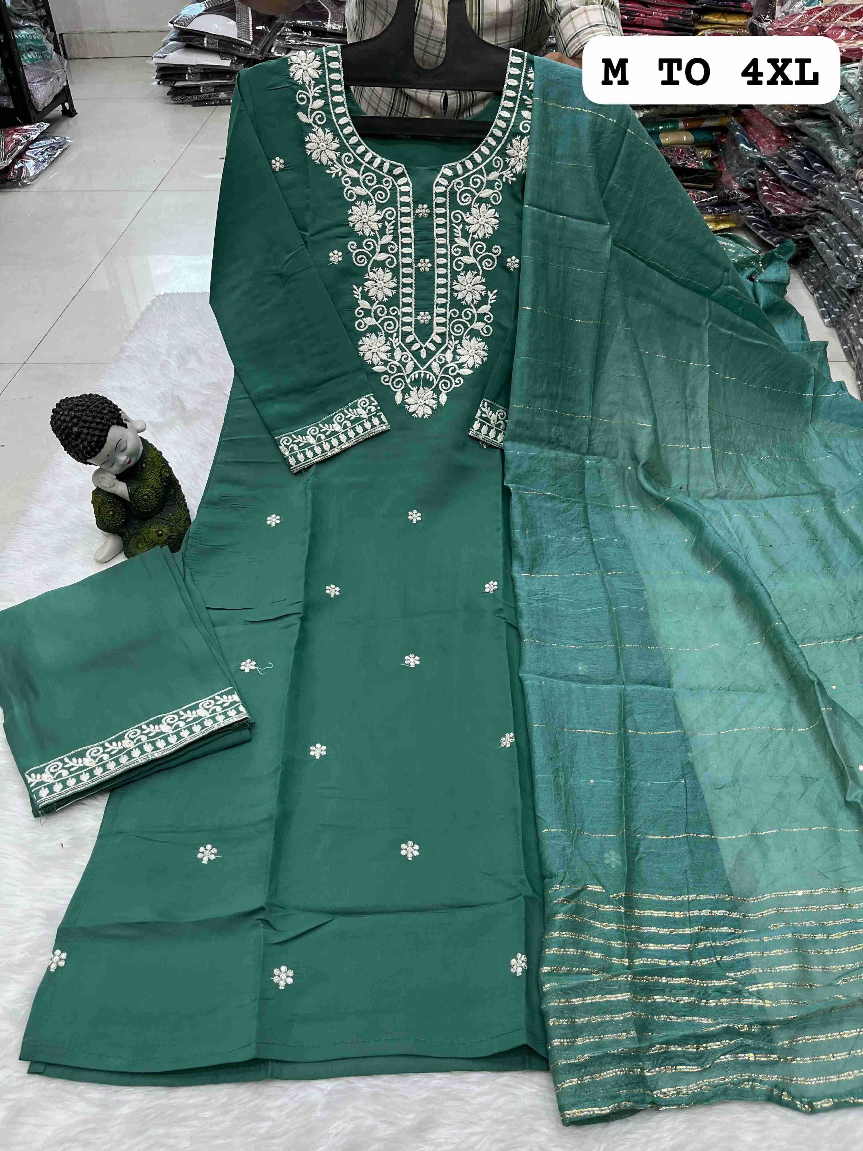 Ynf Heavy Roman Silk KESH258 VDA43 Suits & Dresses Wholesale Ladies Suits Printed Suits Cotton Suits Manufacturer