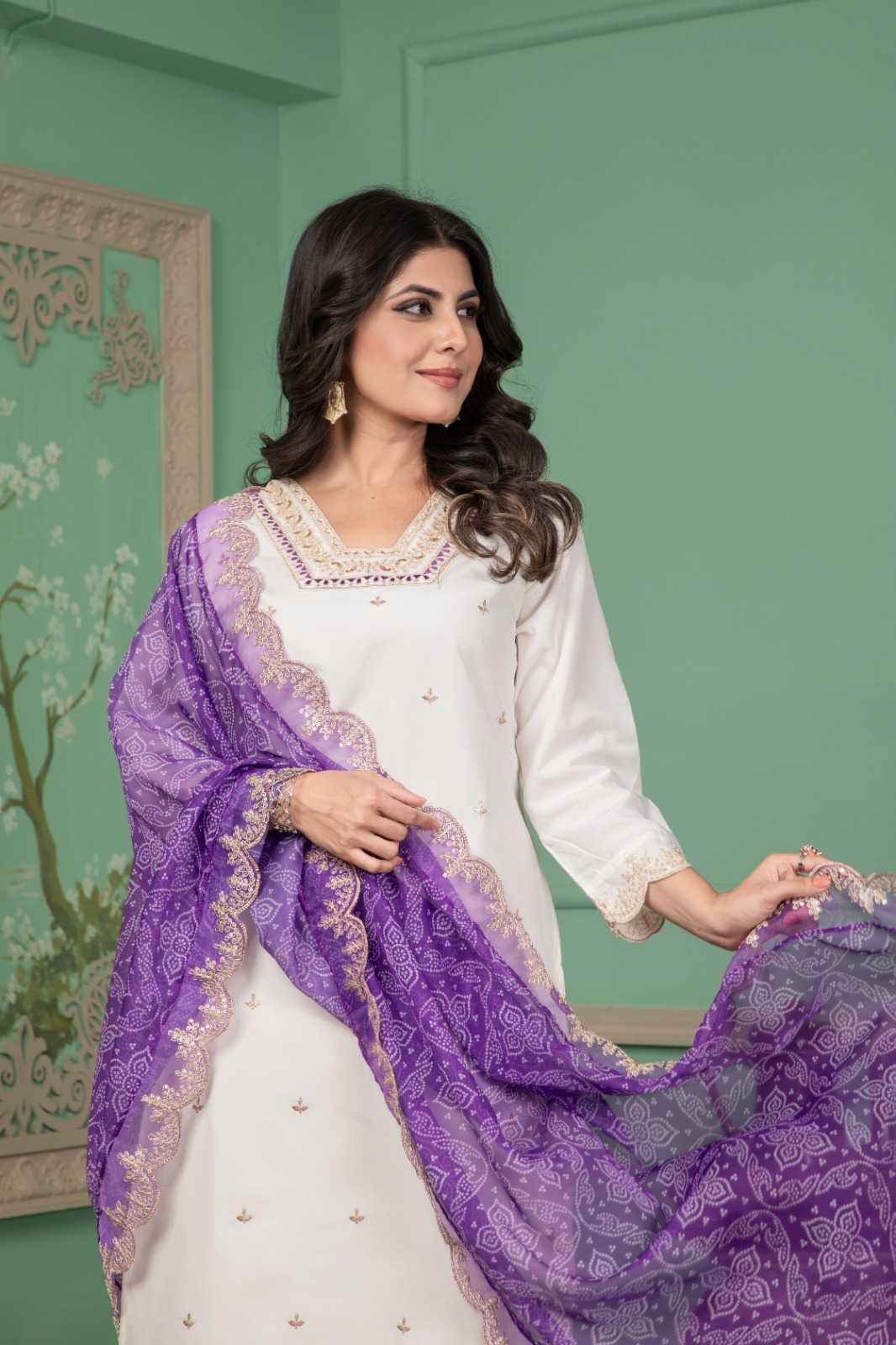 Ynf Heavy Roman Silk RIN158 shreevali Suits & Dresses Wholesale Embroidery Suits Designer Suits A-Line Suits Manufacturer