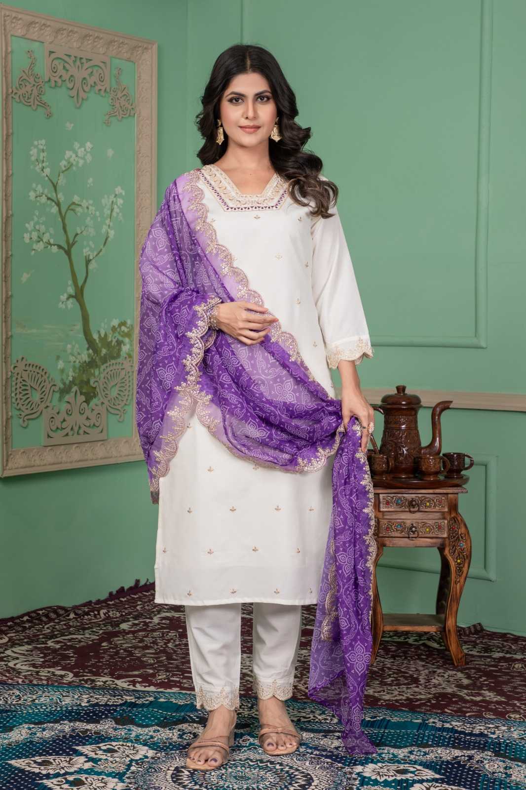 Ynf Heavy Roman Silk RIN158 shreevali Suits & Dresses Wholesale Embroidery Suits Designer Suits A-Line Suits Manufacturer