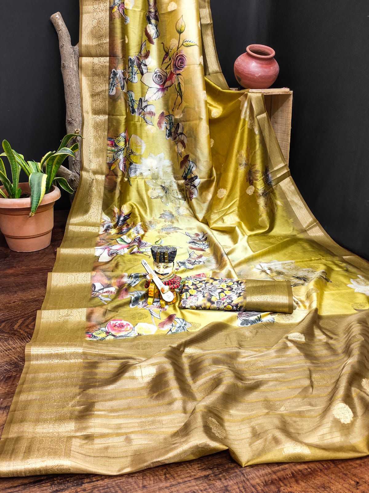 YNF JACQUARAD  KESH194 JARI SAREES  WHOLESALE JACQUARD ZARI  BUTTA SAREES MANUFACTURER