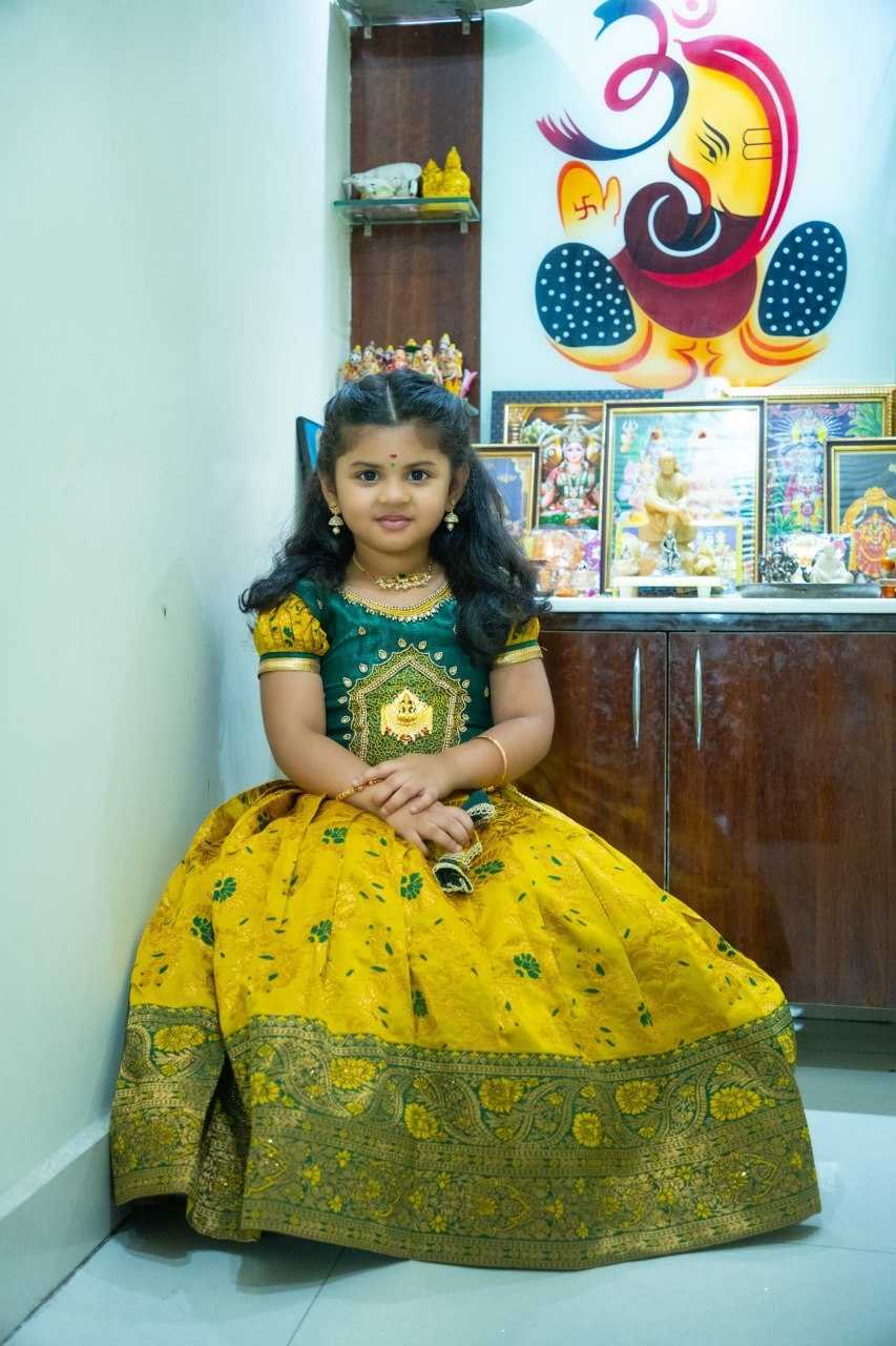 Ynf Jacquard KESH109 RRKT82 Kids Wear Wholesale Kids Lehenga Indian Wear For Kids Baby Girl Lehenga Manufacturer