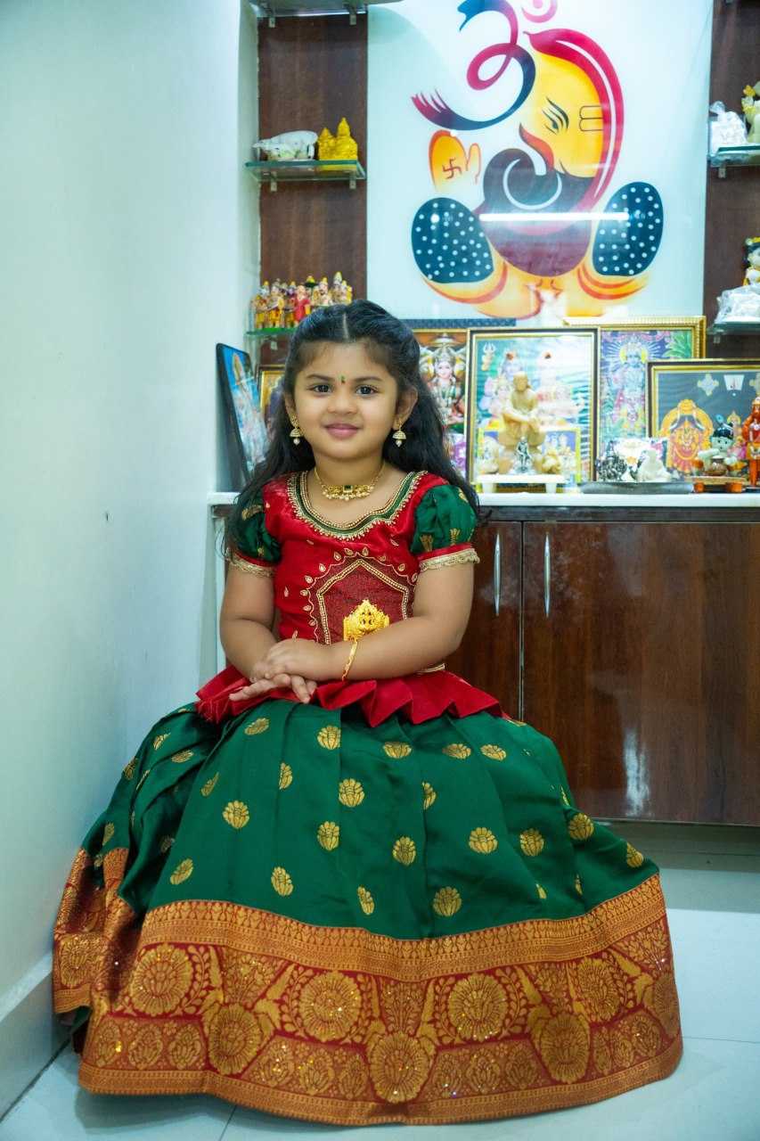 Ynf Jacquard KESH109 RRKT85 Kids Wear Wholesale Kids Lehenga Kids Traditional Outfits Baby Girl Lehenga Manufacturer