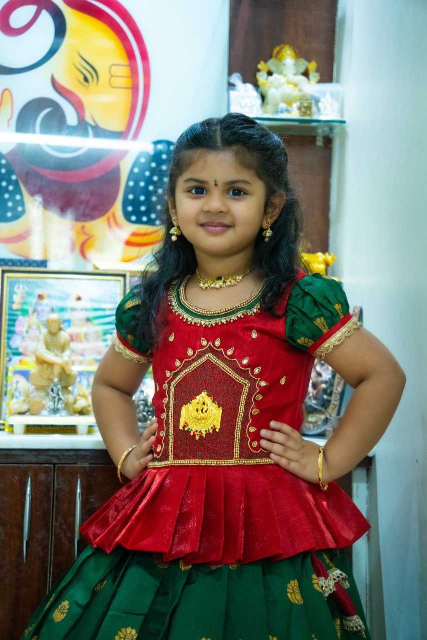 Ynf Jacquard KESH109 RRKT85 Kids Wear Wholesale Kids Lehenga Kids Traditional Outfits Baby Girl Lehenga Manufacturer