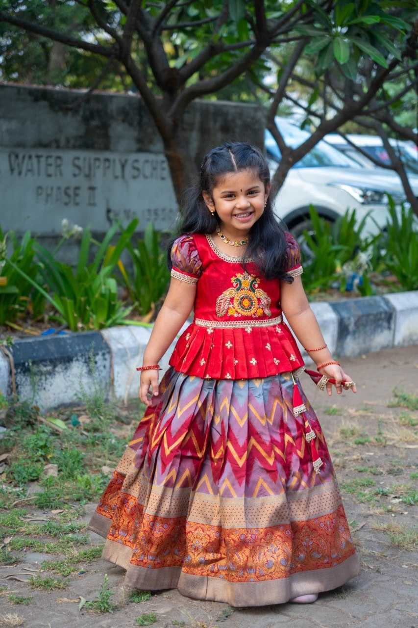 Ynf Jacquard KESH109 RRKT86 Kids Wear Wholesale Kids Lehenga Kids Traditional Outfits Baby Girl Lehenga Manufacturer