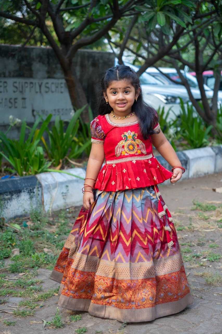 Ynf Jacquard KESH109 RRKT86 Kids Wear Wholesale Kids Lehenga Kids Traditional Outfits Baby Girl Lehenga Manufacturer