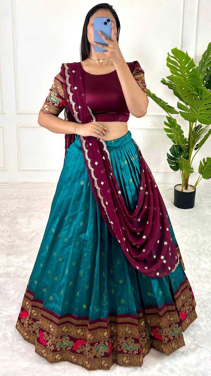 Ynf Jacquard KESH162 307 Lehengas Wholesale Fancy Lehenga Silk Lehenga Lehenga With Dupatta Manufacturer