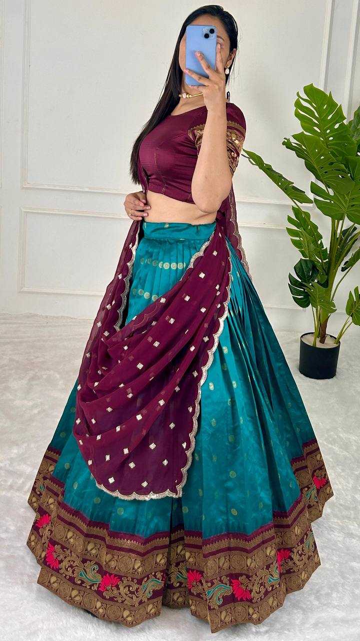 Ynf Jacquard KESH162 307 Lehengas Wholesale Fancy Lehenga Silk Lehenga Lehenga With Dupatta Manufacturer