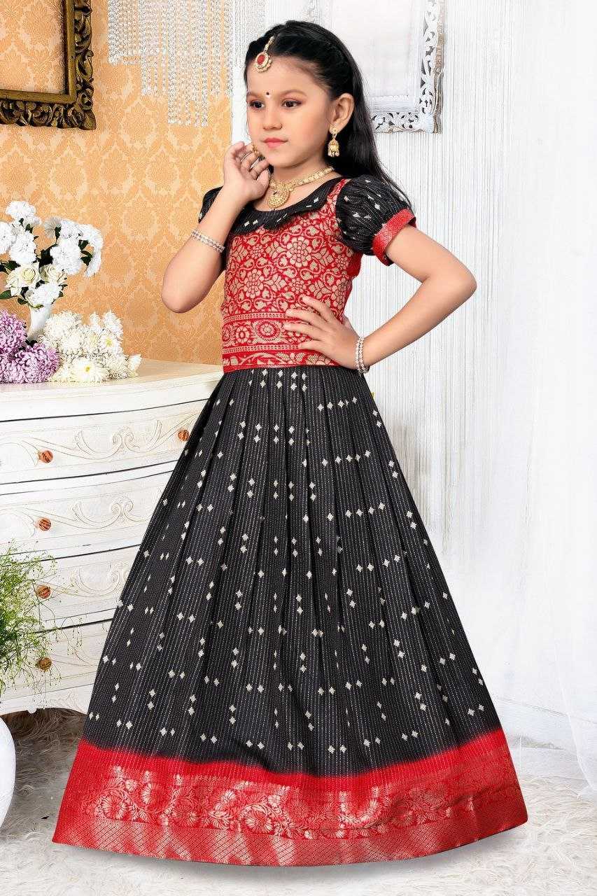 Ynf Jacquard KESH189 VET15 Kids Wear Wholesale Kids Lehenga Girls Ethnic Wear Baby Girl Lehenga Manufacturer