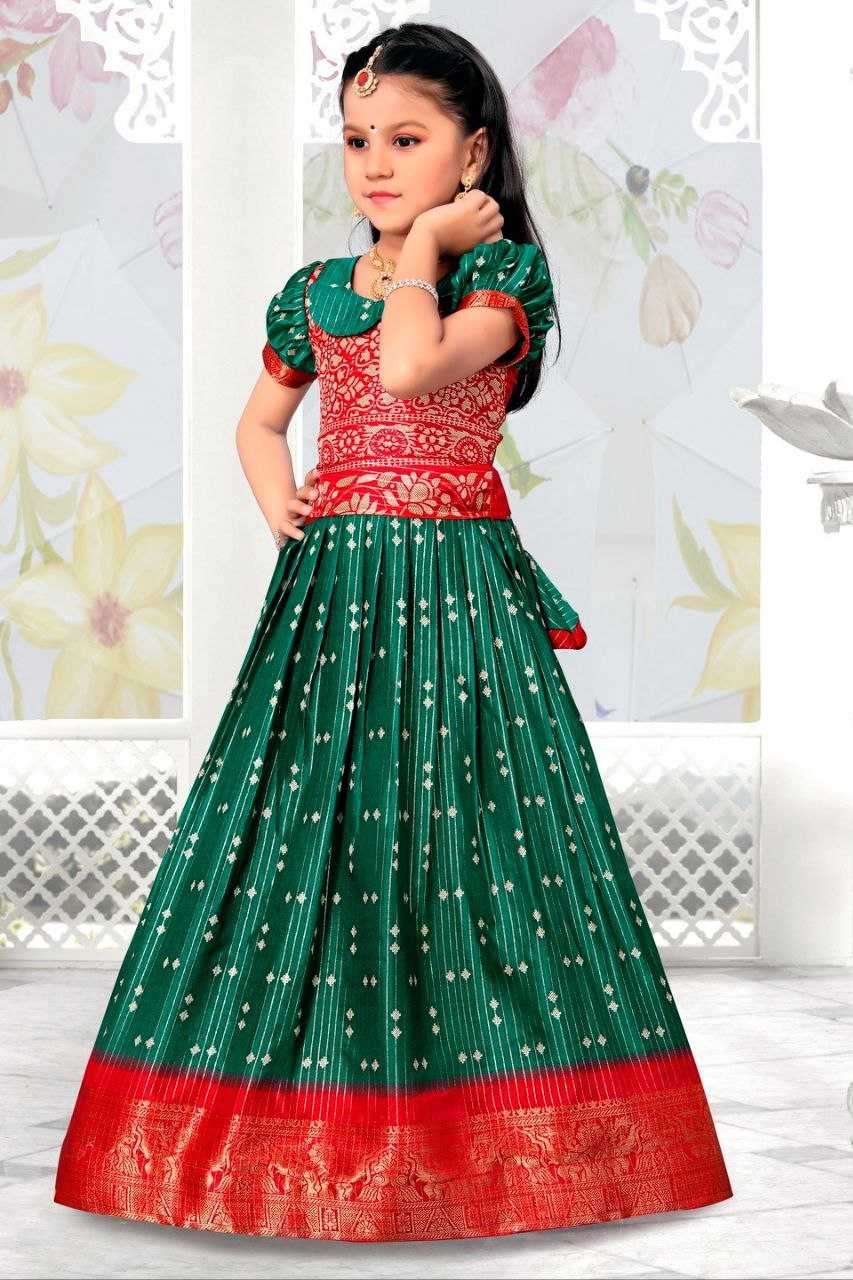 Ynf Jacquard KESH189 VET15 Kids Wear Wholesale Kids Lehenga Girls Ethnic Wear Baby Girl Lehenga Manufacturer